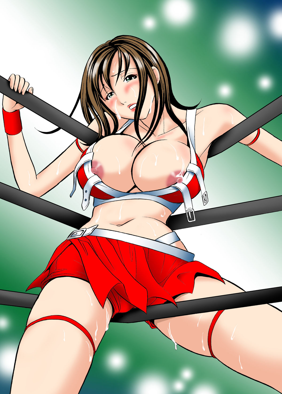 [丸美企画] 最強熟女プロレスラー忍・母乳セックス page 1 full