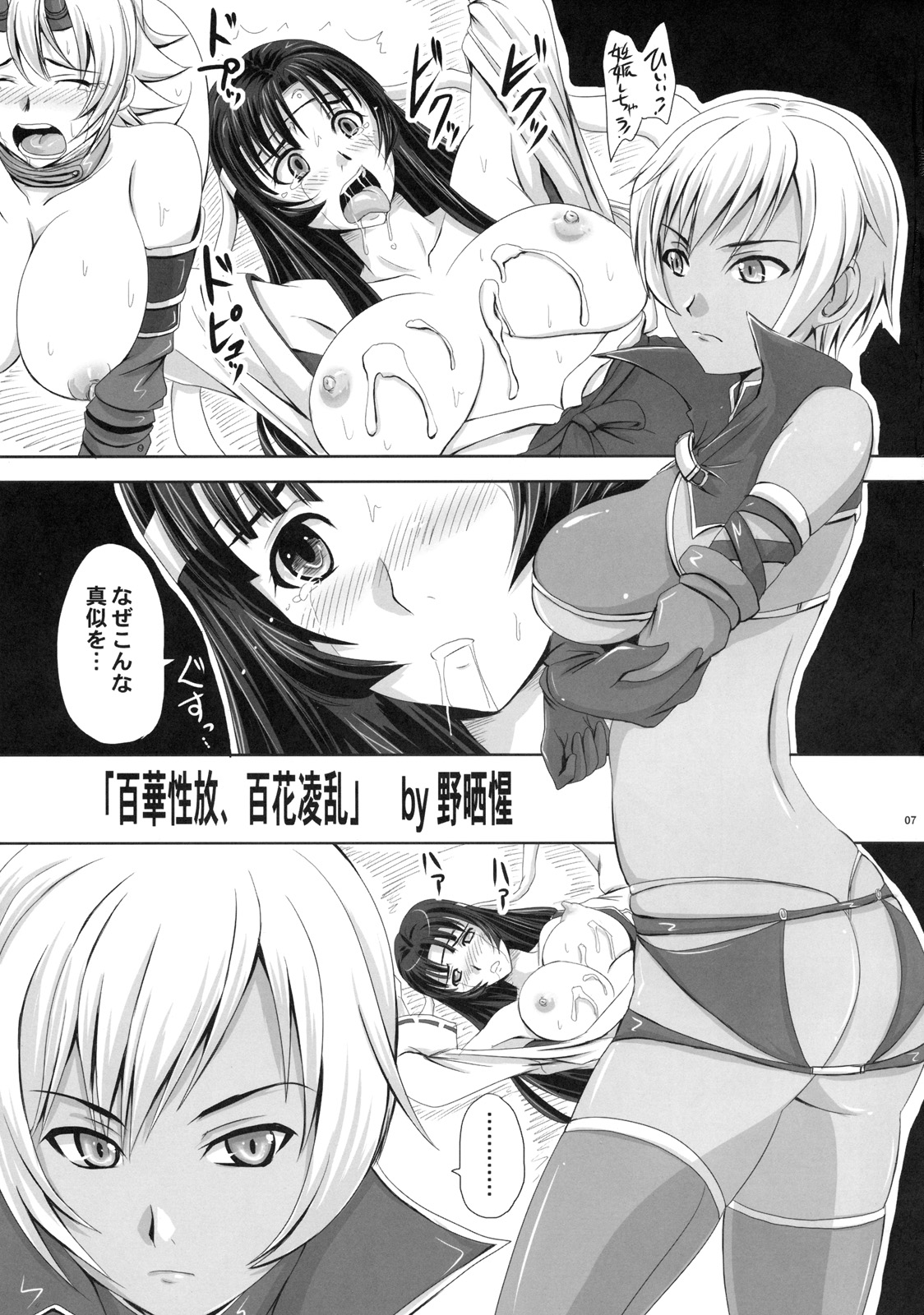 (SC45) [Nozarashi (Nozarashi Satoru)] Hyakka Seihou, Hyakka Ryouran (Queen's Blade) page 6 full