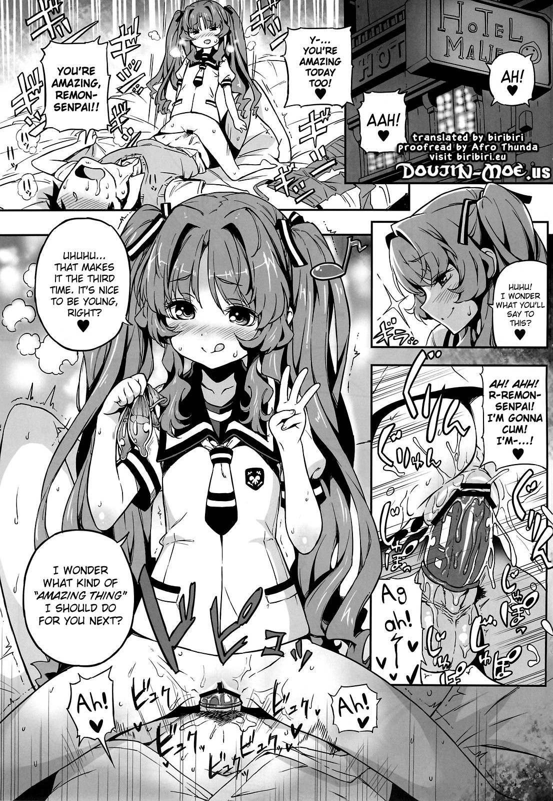 (C82) [Tortoiseshell (Kinku)] Sugoi Koto Shichau (Ano Natsu de Matteru) [English] [biribiri + Doujin-Moe.us] page 2 full