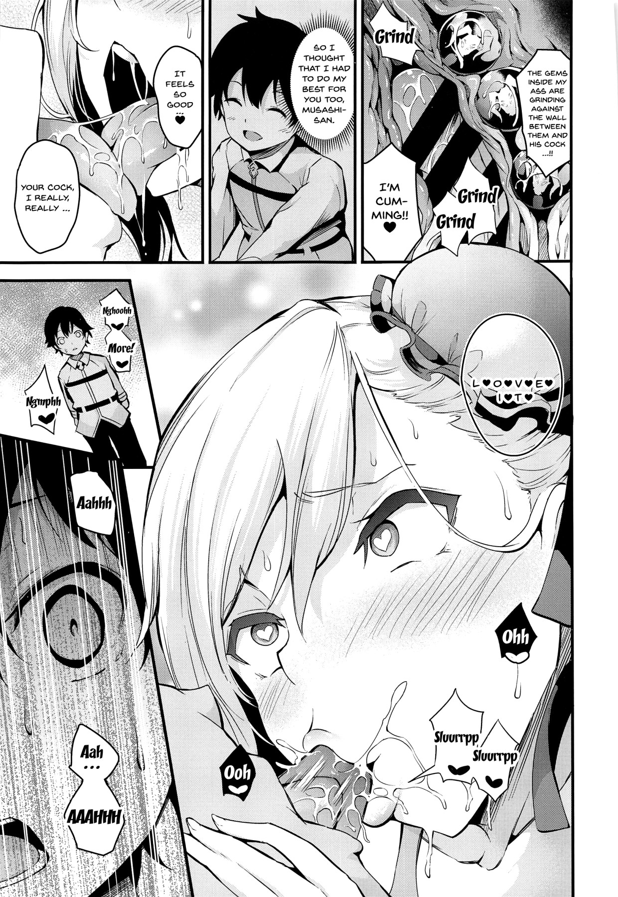 (C97) [Nasi-pasuya (Nasipasuta)] Musashi-chan no NTR Saimin | Hypno NTR With Musashi-Chan (Fate/Grand Order) [English] {Doujins.com} page 36 full