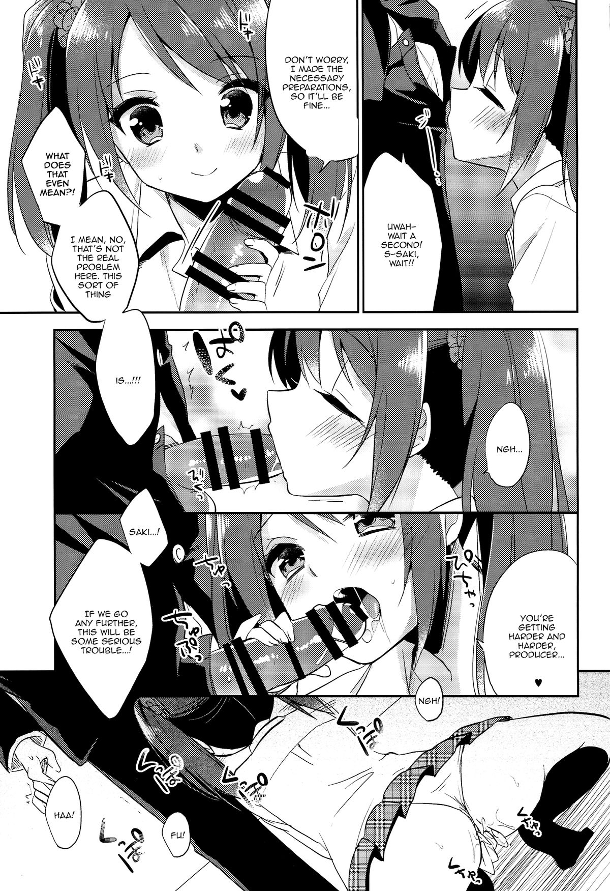 (Dramatic Change Osaka) [R*kaffy (Aichi Shiho)] Onnanoko no Kimochi (THE IDOLM@STER SideM) [English] [mysterymeat3] page 13 full