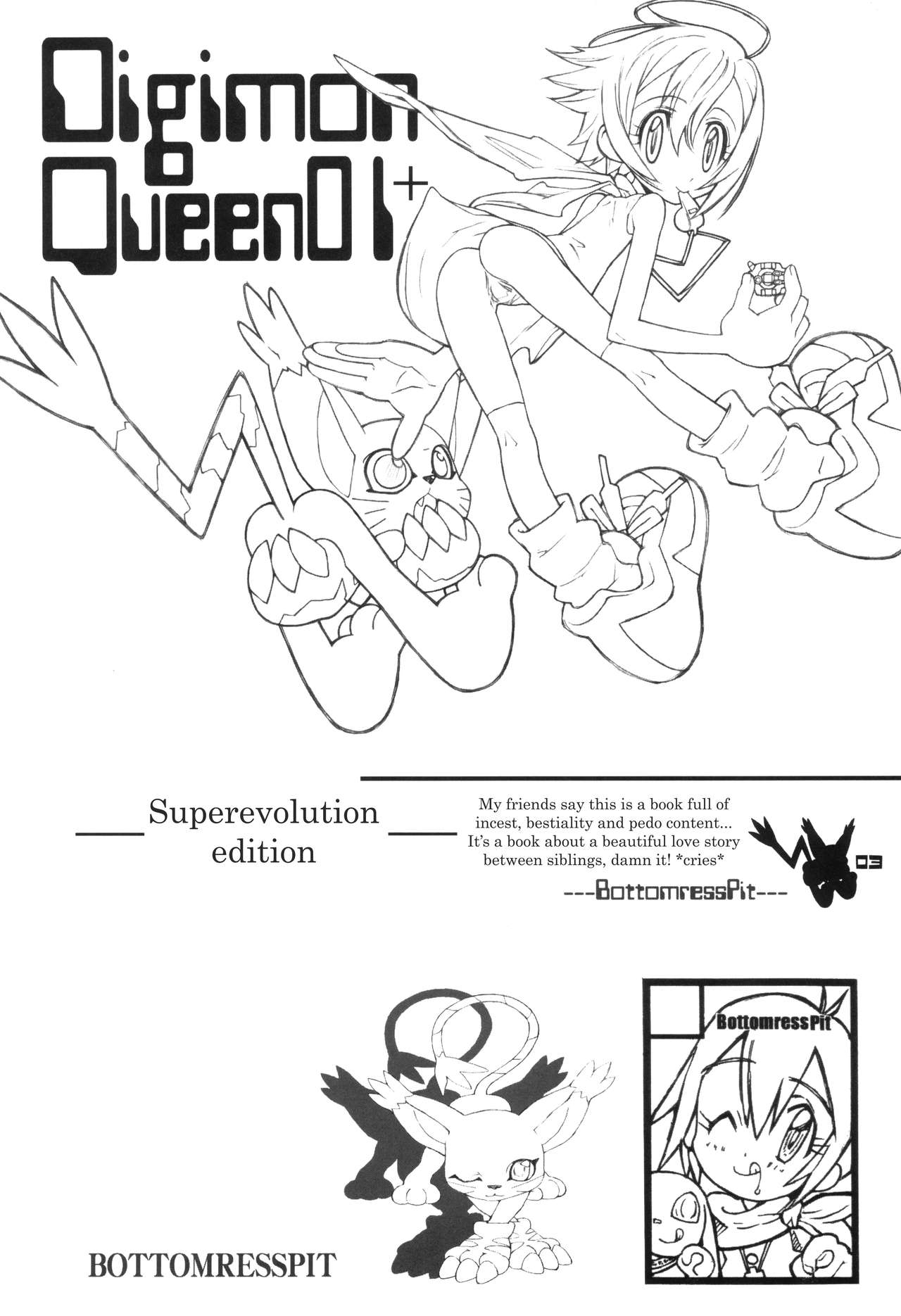 (C61) [BottomressPit (Bonzakashi)] Digimon Queen 01+ (Digimon Adventure) [English] [ATF] page 2 full