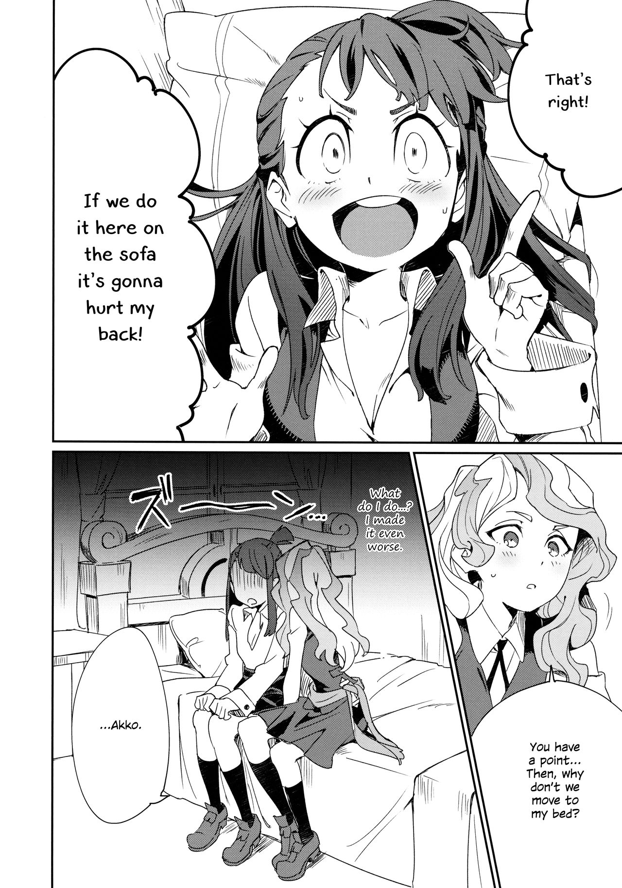 (C92) [Daichibokujou (Makiba) xxx (Little witch Academia) [English] [Decensored] page 14 full