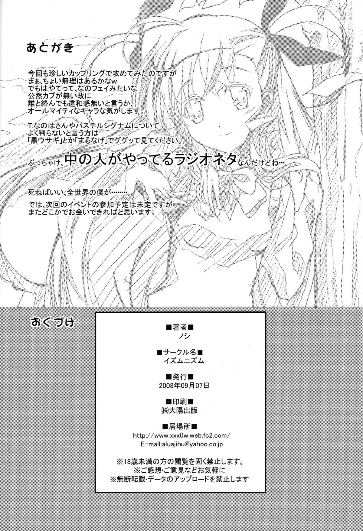 [IzumuNizm (Noshi)] yh - a tail of hayate. (Mahou Shoujo Lyrical Nanoha Strikers) page 33 full