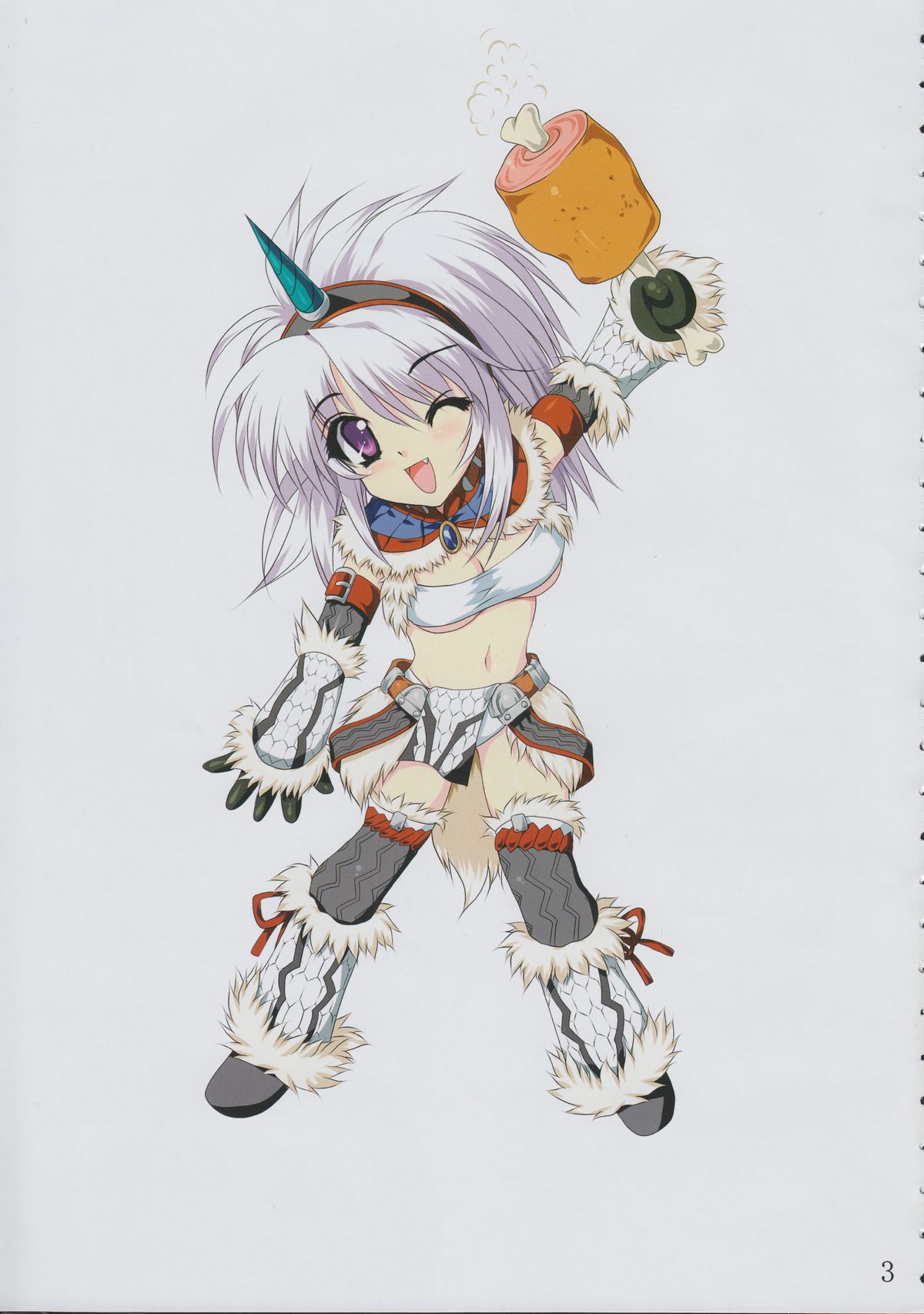 (C75) [Gin No Hoshitei (Tamiya Akito)] Neko Kick (Monster Hunter) page 4 full
