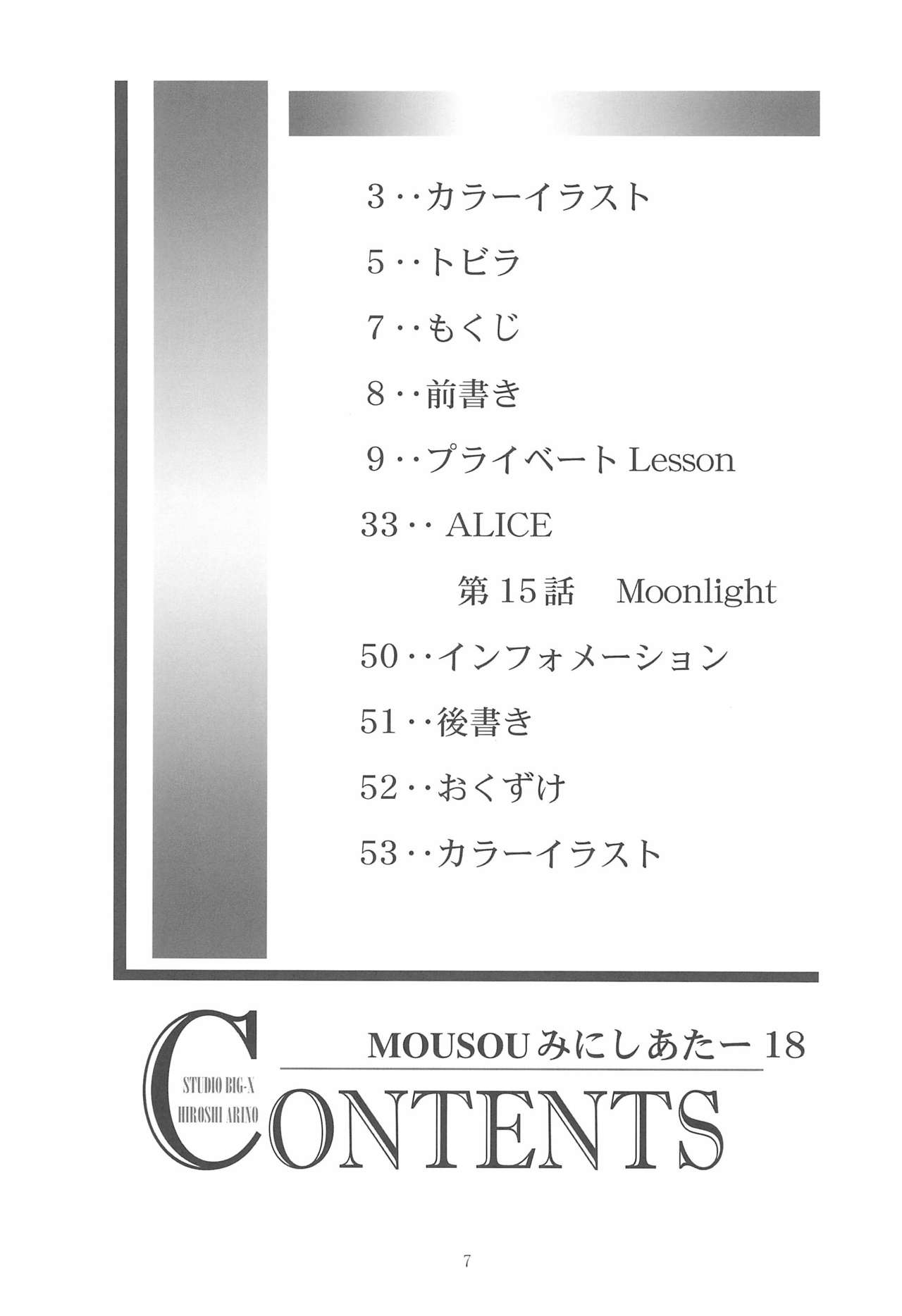 (C70) [Studio BIG-X (Arino Hiroshi)] MOUSOU Mini Theater 18 (Various) page 7 full