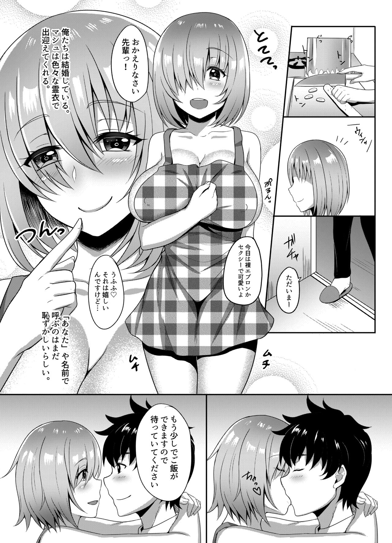 [Tonton Byoushi (Amamiya Iria)] Niizuma Mash no Shinkon Seikatsu (Fate/Grand Order) [Digital] page 3 full