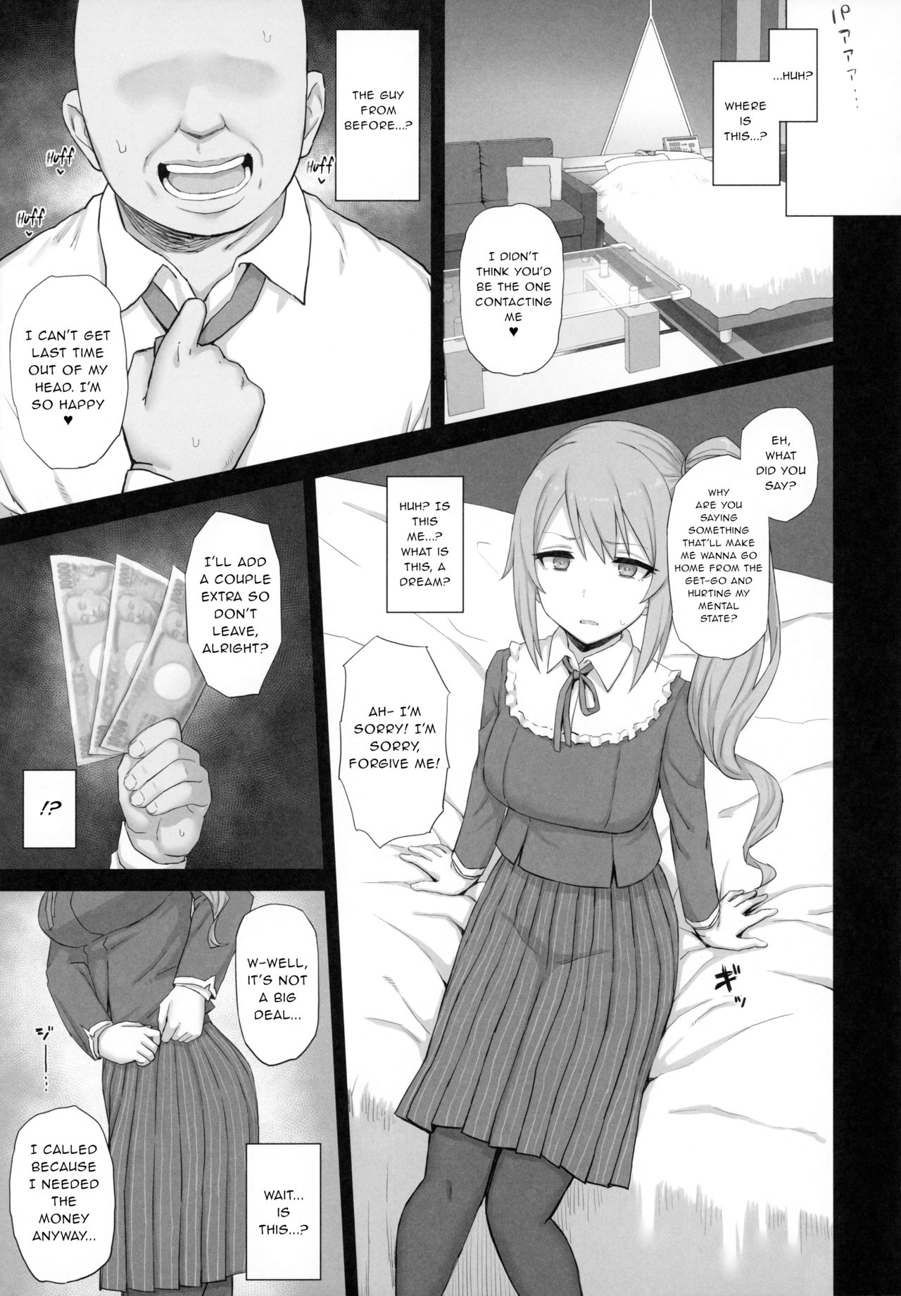 [Gomuhachi (Gomu)] Ojou-sama Gakkou ni Kayou Binbou Shoujo wa Touzen no You ni Papakatsu ni Kiketsu Suru (Princess Connect! Re:Dive) [English] page 4 full