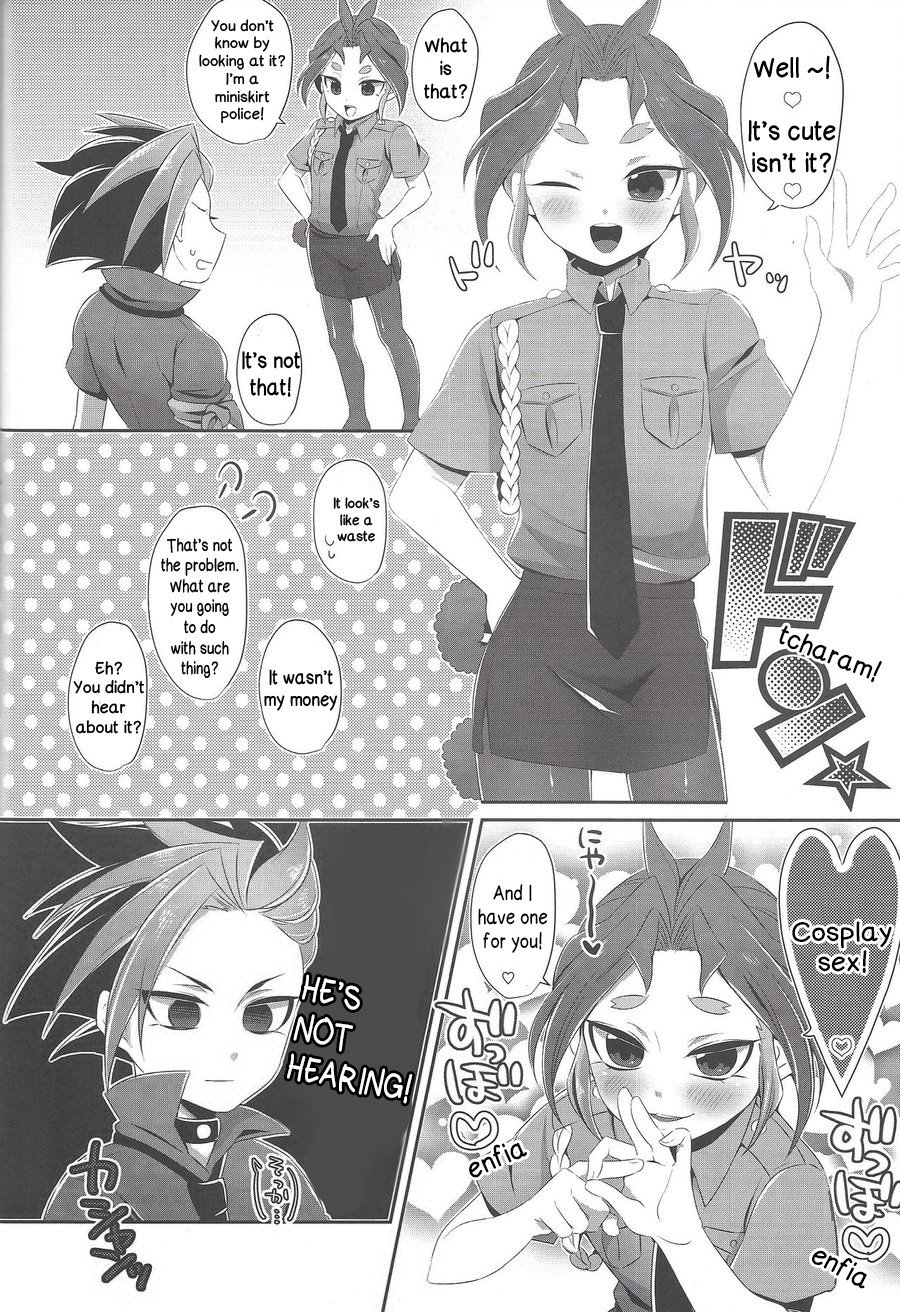 (Sennen Battle Phase 17) [Cotton 100% (Noi)] Shounen Maid Yuto-kun | Yuto-kun The maid boy (Yu-Gi-Oh! ARC-V) [English] page 4 full