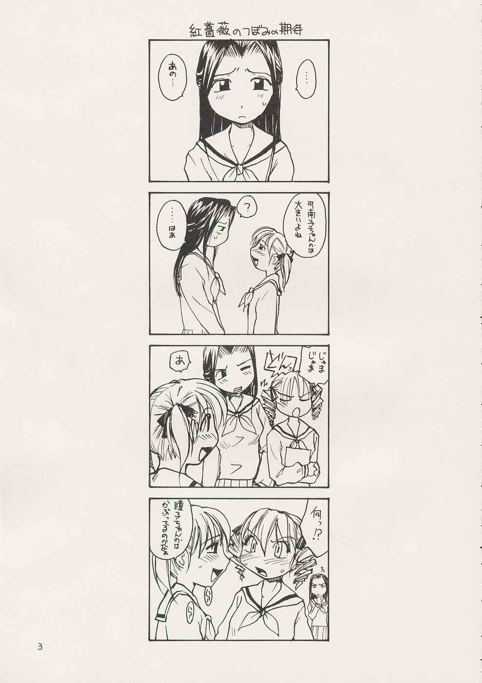 (CR35) [B5 Doumei (RaTe)] Maria-sama ga P wo miteru 2 (Maria-sama ga Miteru [Maria Watches Over Us]) page 3 full
