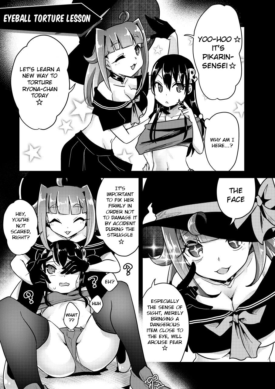 [Dennou Chocolate (AwA)] Ryona zukan ~ yubi seme gankyuu seme ~ [English] [PervyLyra] [Digital] page 15 full