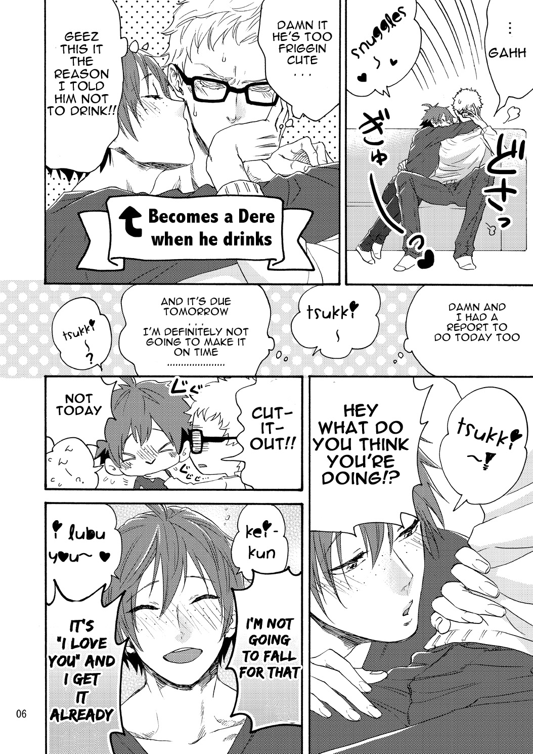 (C87) [HATVHAT (Endou Happi)] Yamaguchi-kun I~ki Bun (Haikyuu!!) [English] [Mokkachi] page 8 full