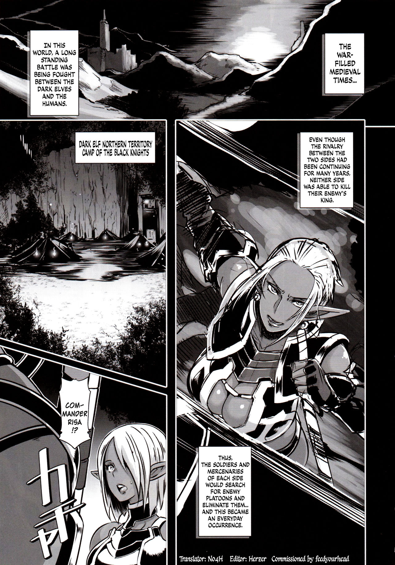 (C89) [EROQUIS! (Butcha-U)] DARK ELF vs ALIEN [English] [N04h] page 4 full