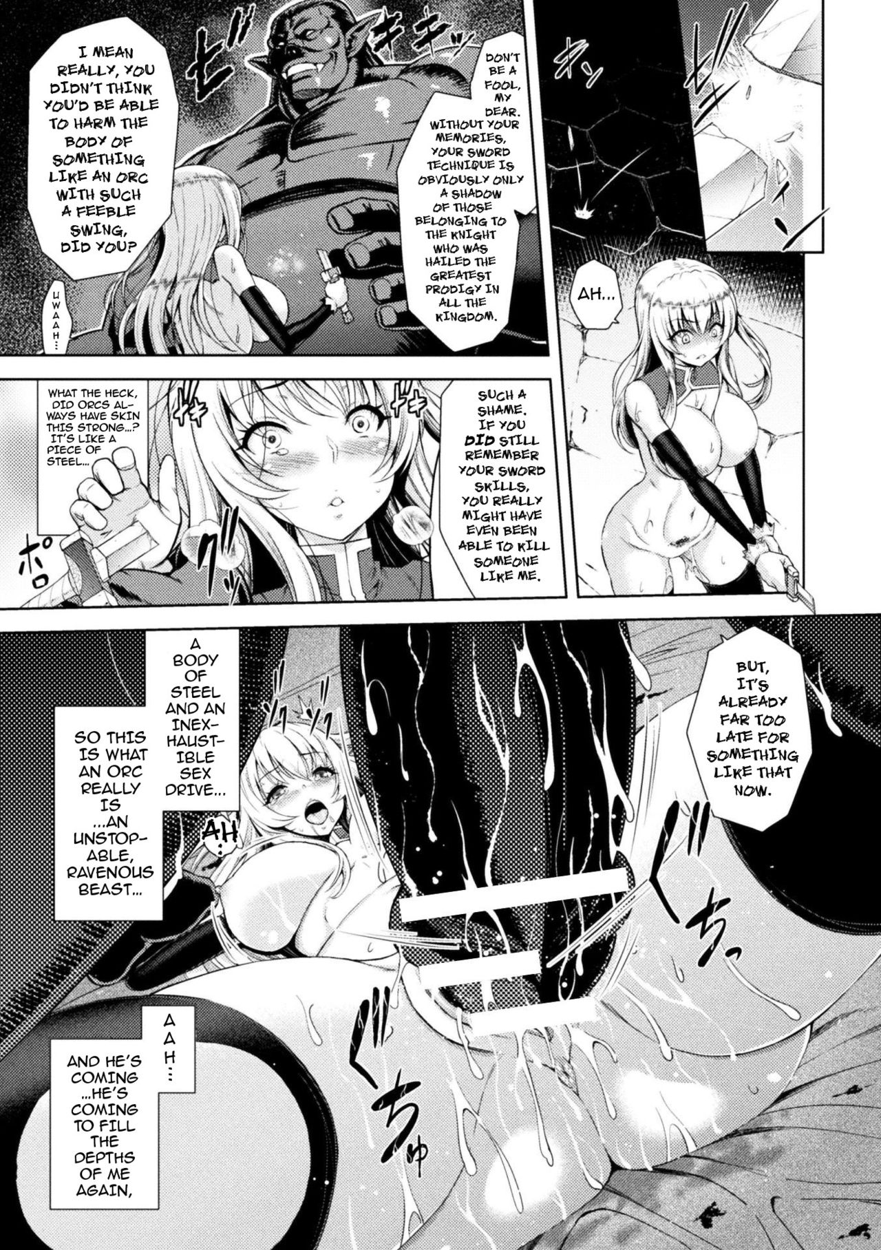 [Yamada Gogogo] Erona ~Orc no Inmon ni Okasareta Onna Kishi no Matsuro~ | Erona ~The Fall of a Beautiful Knight Cursed with the Lewd Mark of an Orc~ Ch. 1-3 [English] {darknight} page 45 full