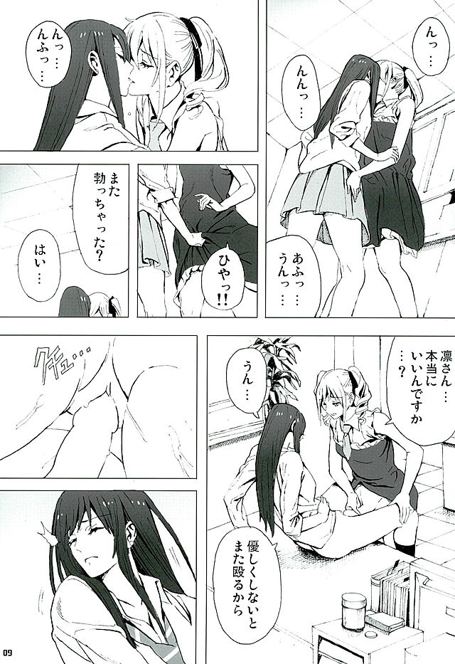 (GirlsLoveFestival 16) [Tsukumogumi (Nobita)] Rin to Ranko no Ichiban Nagai Yoru (THE IDOLM@STER CINDERELLA GIRLS) page 8 full