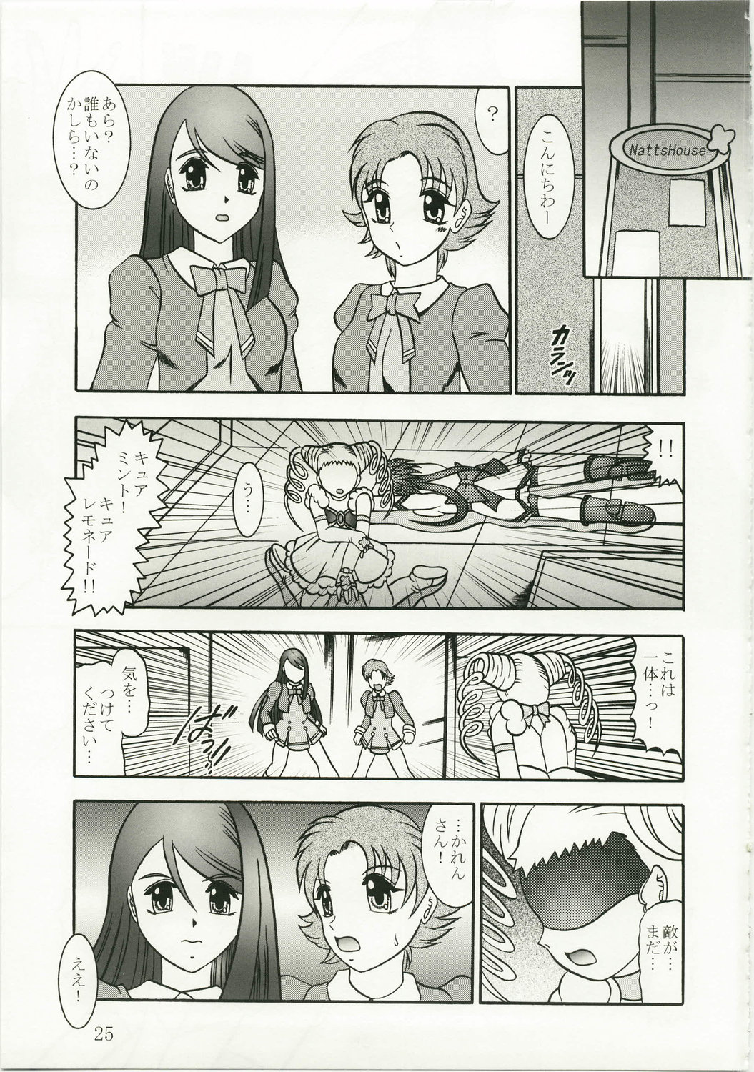 (C73) [Studio Kyawn (Murakami Masaki)] GREATEST ECLIPSE Kochou Side:A [Awaken] (Yes! Precure 5) page 25 full
