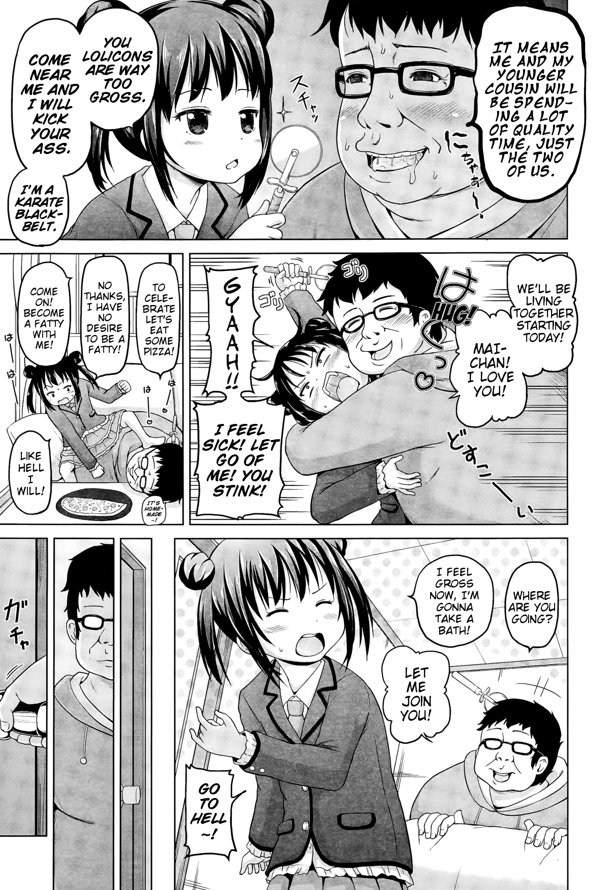 [Himeno Mikan] Neteru JS no Itoko o Okashite Mita | Striving to Fuck My Sleeping Elementary-Schooler Cousin (COMIC LO 2015-04) [English] {Mistvern} page 3 full