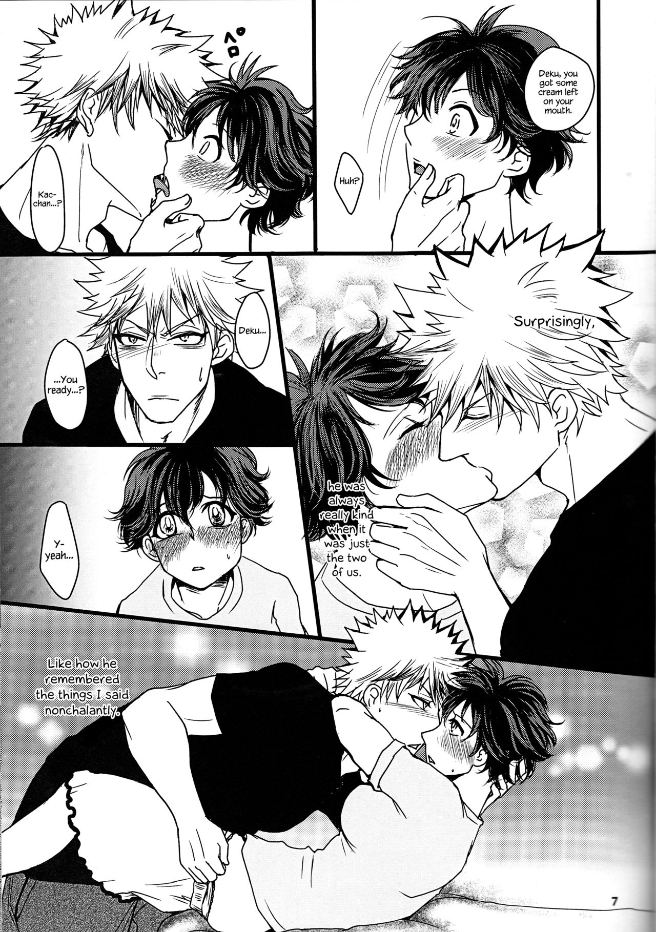 (C91) [cacho*cacho (Morihisa Iku)] Super Darling Bakugou Katsuki (Boku no Hero Academia) [English] {Hennojin} page 8 full