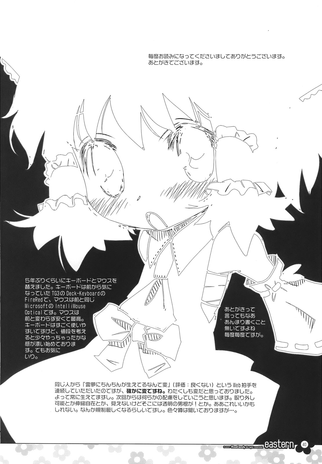 (C72) [RiceCandy (Hatomugi Munmun, Sakakibara Kaorunaoko)] EASTERN (Touhou Project) page 40 full