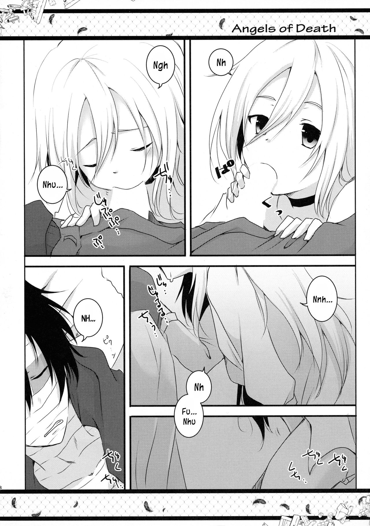 (C95) [Sasa Chaya (Sasa Sakuno)] HAPPY END (Satsuriku no Tenshi) [English] [DKKMD Translations] page 8 full