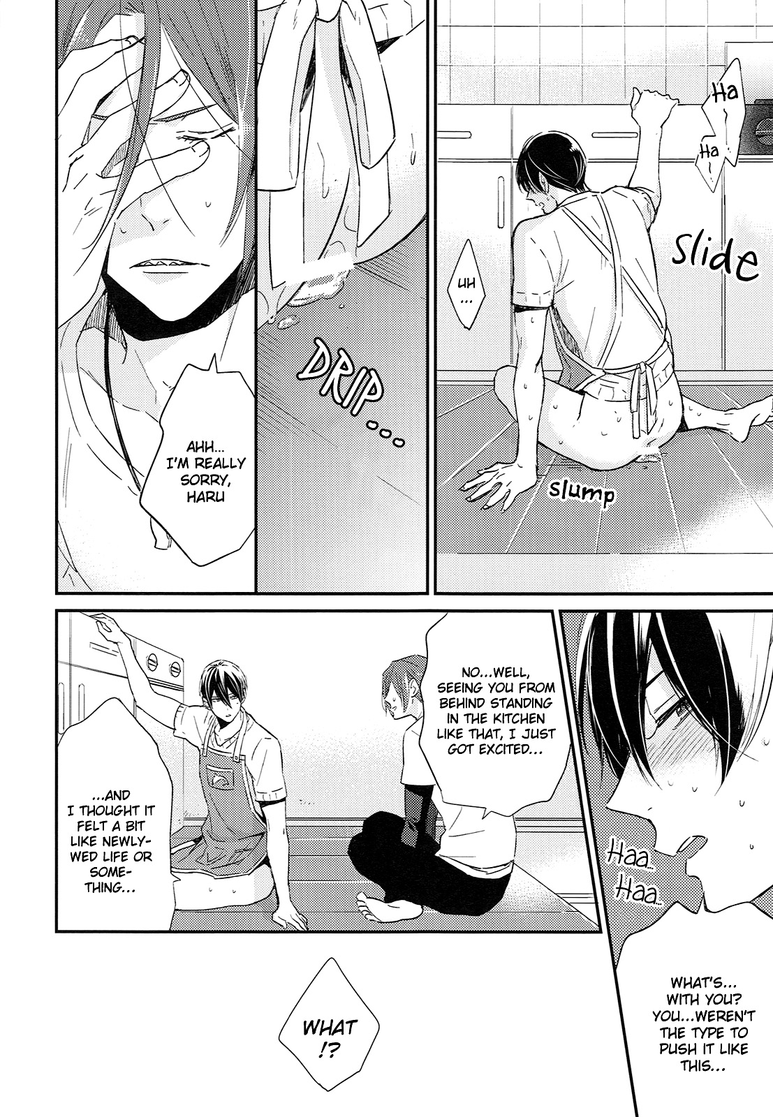 (SUPER24) [KANGAROO KICK (Takagi Takumi)] Matsuoka Rin no Shinkon Seikatsu (Kari) | Matsuoka Rin’s Newly-Wed Life (Provisional) (Free!) [English] [Holy Mackerel] page 15 full