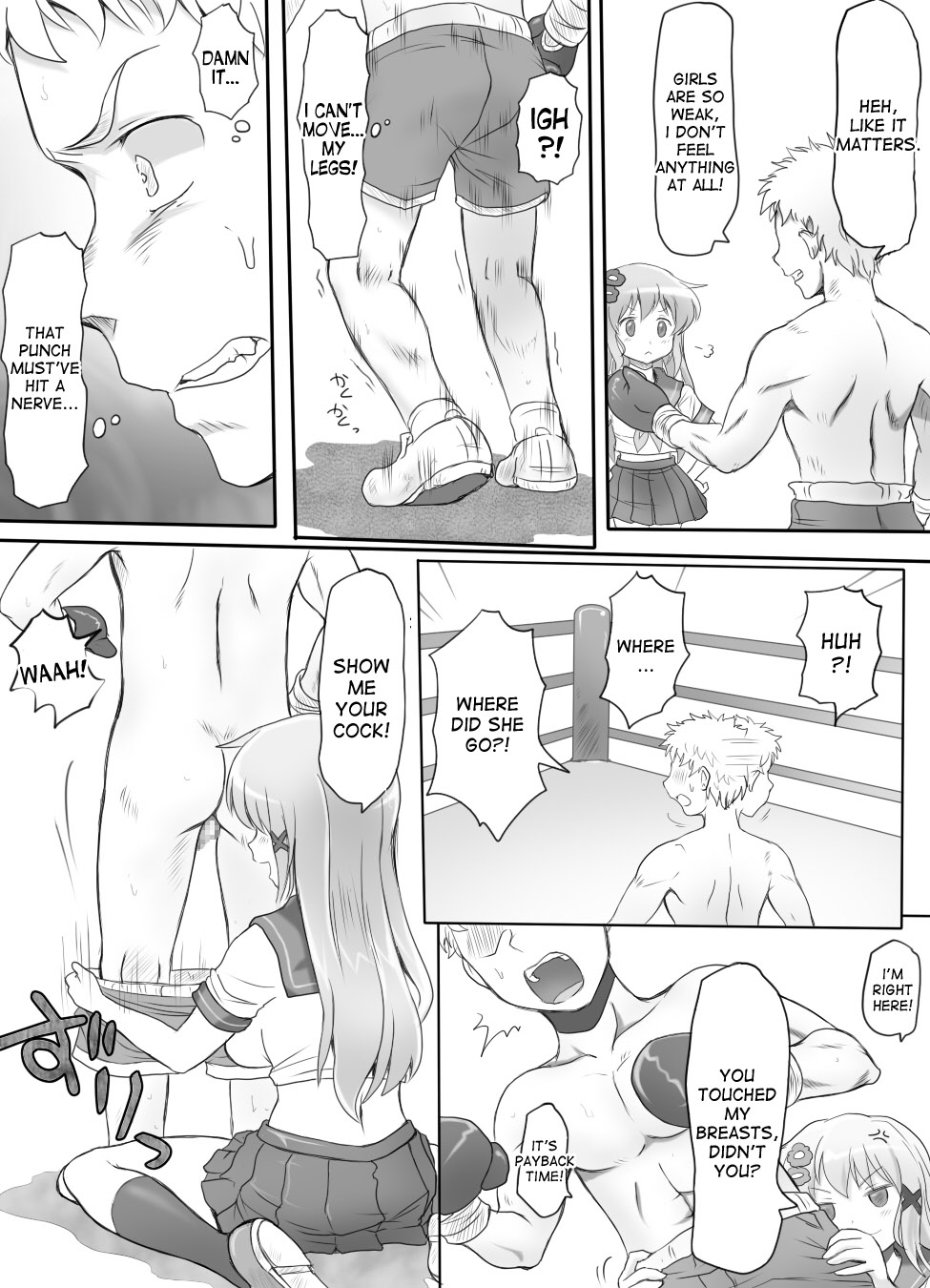 [Mitsunoho] Naburi Tokidoki Shasei ~Kouhai no Joshi ni Makete Shasei Saserareta Ore~ [English] [desudesu] [Digital] page 17 full