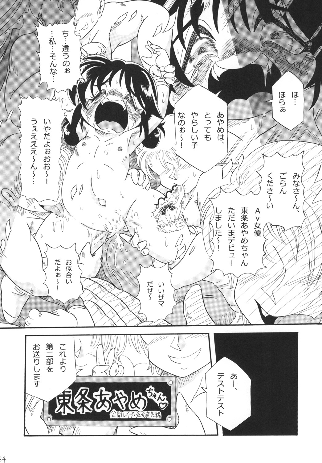 (Puniket 31) [P Freak (Nakajima Tomoki)] Ayame no Harebutai page 24 full