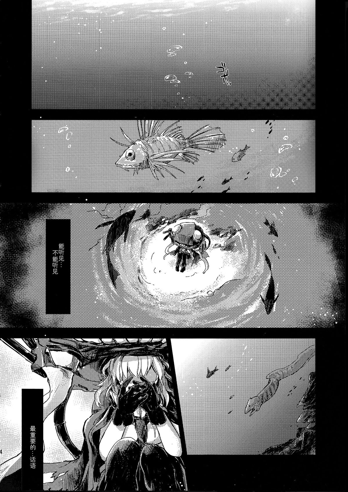 (Ware, Yasen ni Totsunyuu su! 2) [Hoshino Seikaten (Hoshino Ichiyoru)] Echo (Kantai Collection -KanColle-) [Chinese] [CE汉化组] page 5 full