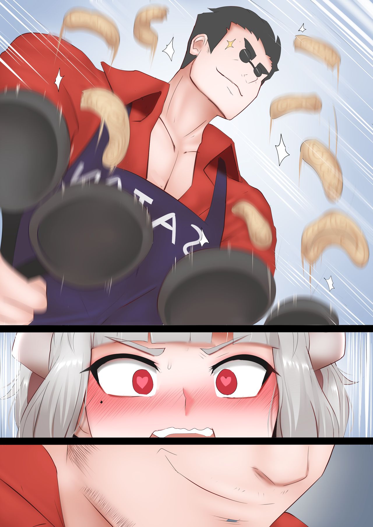 [Ginhaha] Pancakes Challenge (Helltaker) page 15 full