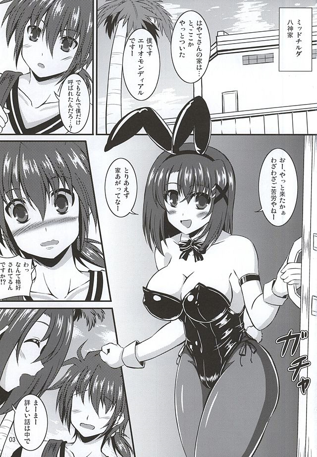 (C88) [Utanone Dou (Utanone Sion)] SigHaya Bunny (Mahou Shoujo Lyrical Nanoha) page 2 full