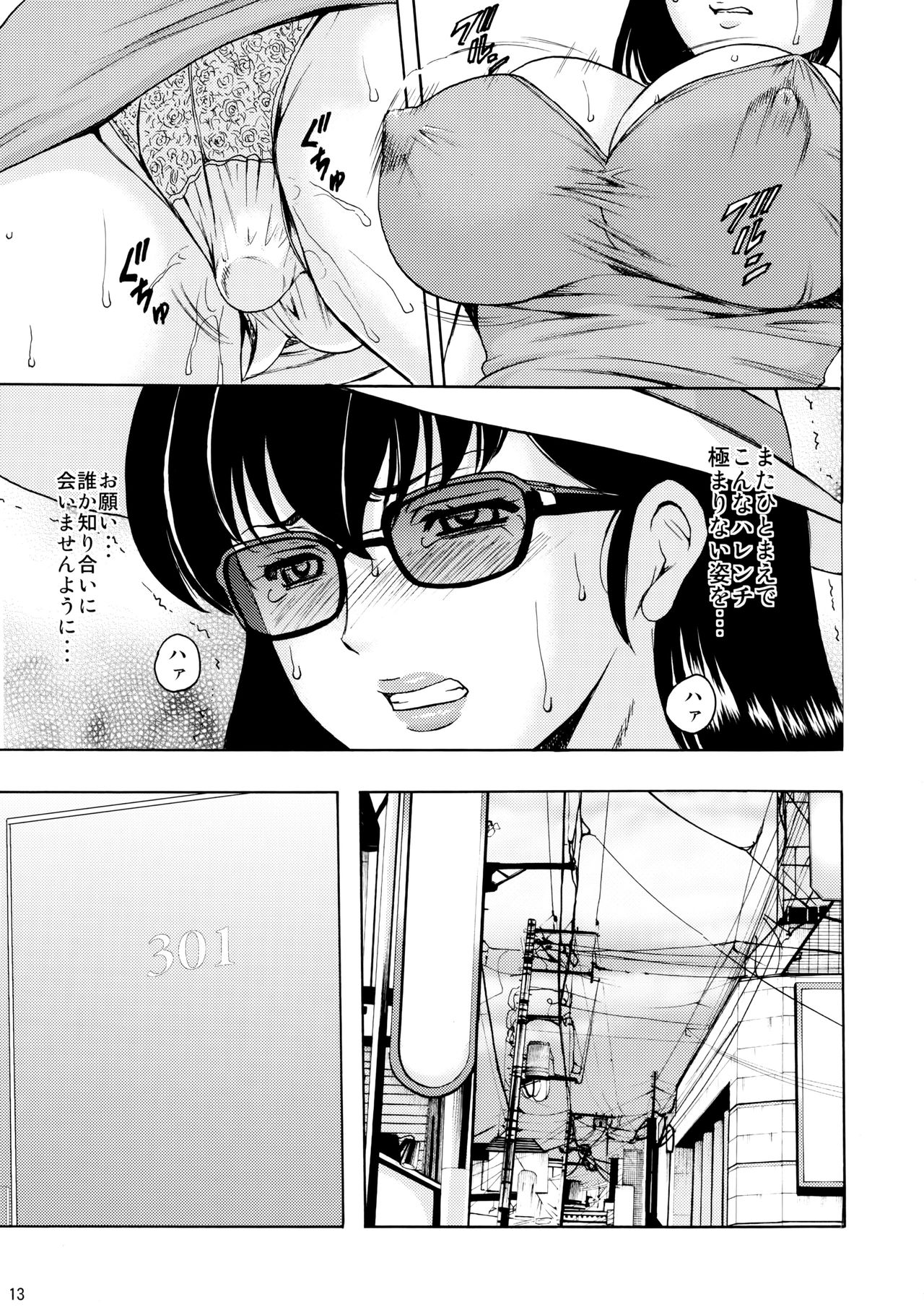 (C91) [Syouryu Yasui-Kai (Hoshino Ryuichi)] Hitozuma Kanrinin Kyouko 4 Choukyou Hen 2 (Maison Ikkoku) page 12 full