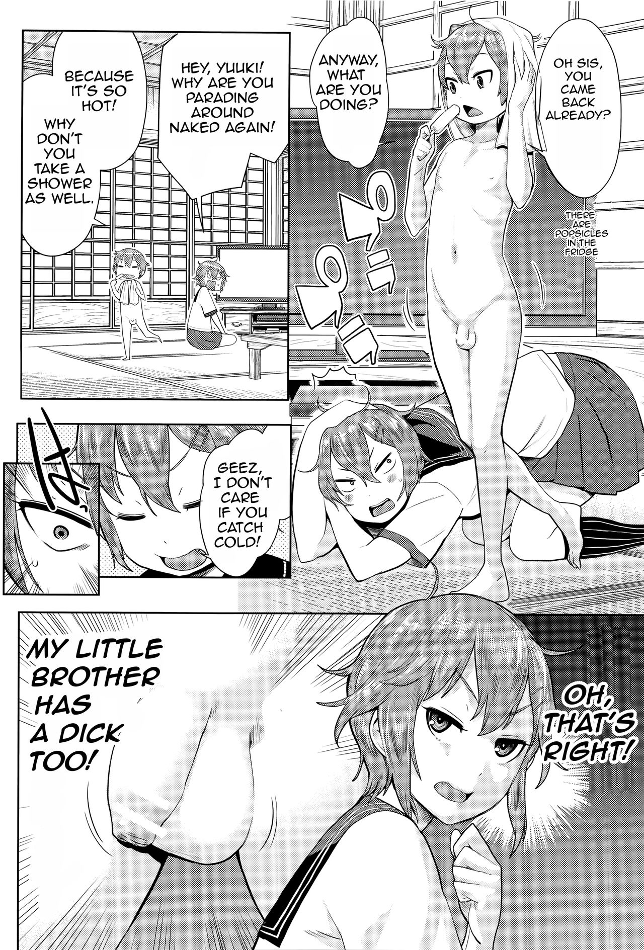 [Agata]  Oneshota Rape ~Yajuu  Kashita Ane | Sister Shota Rape ~Sister Becomes a Wild Beast~ (Ane x Pako² [Kyuukyokuban])[English][Amoskandy] page 4 full