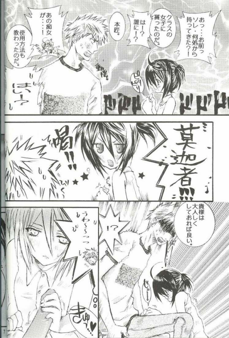 (C66) [PONCHEES (Kari) (Irohane Sui)] PIKA☆☆NCHI (Bleach) page 5 full