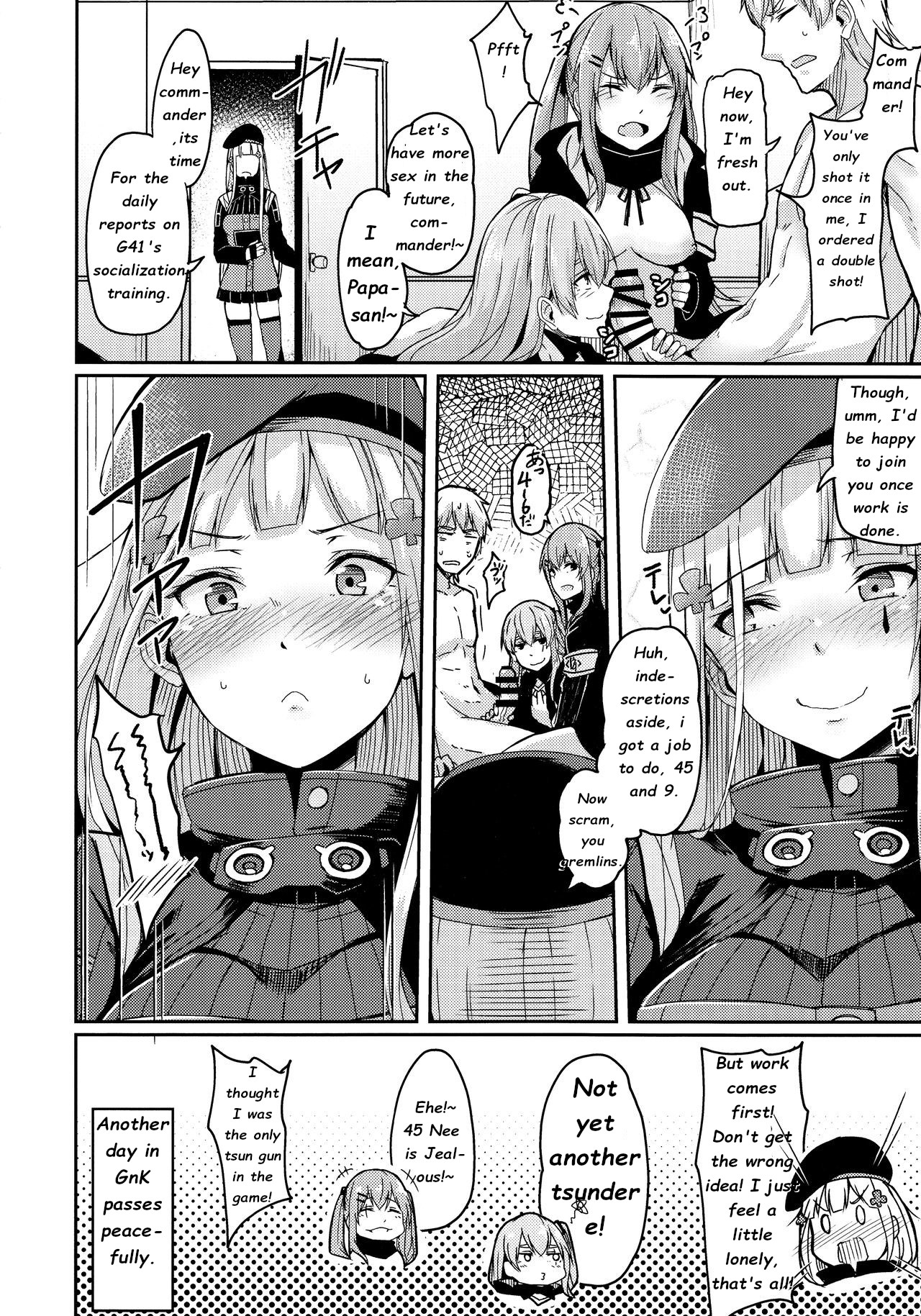 UMP Kazoku Zoku Keikaku (Girls' Frontline) [English] [Rewrite] [Deep Fried Scans] page 26 full