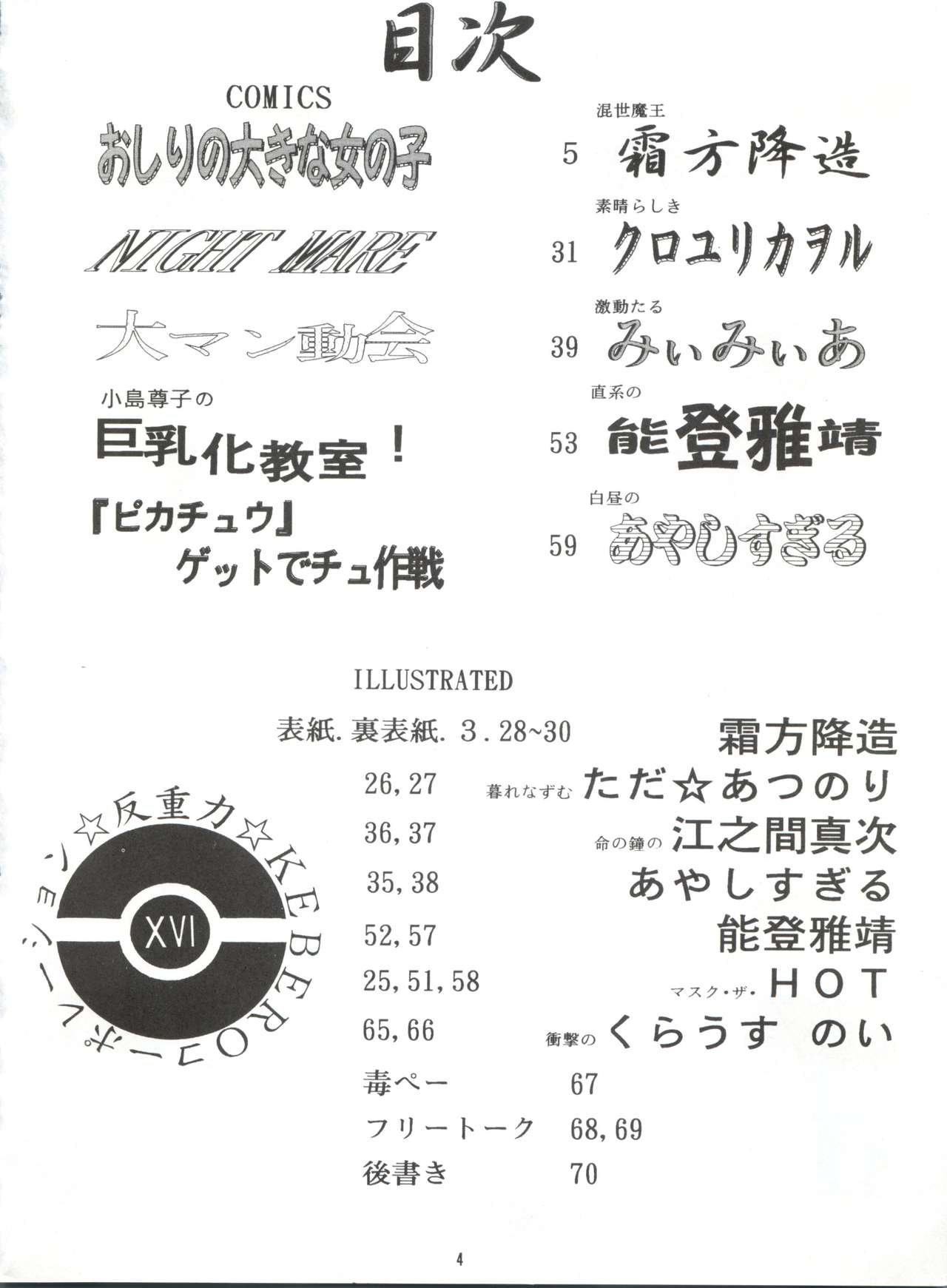 [KEBERO Corporation (Various)] Hanjuuryoku XVI (Various) page 3 full