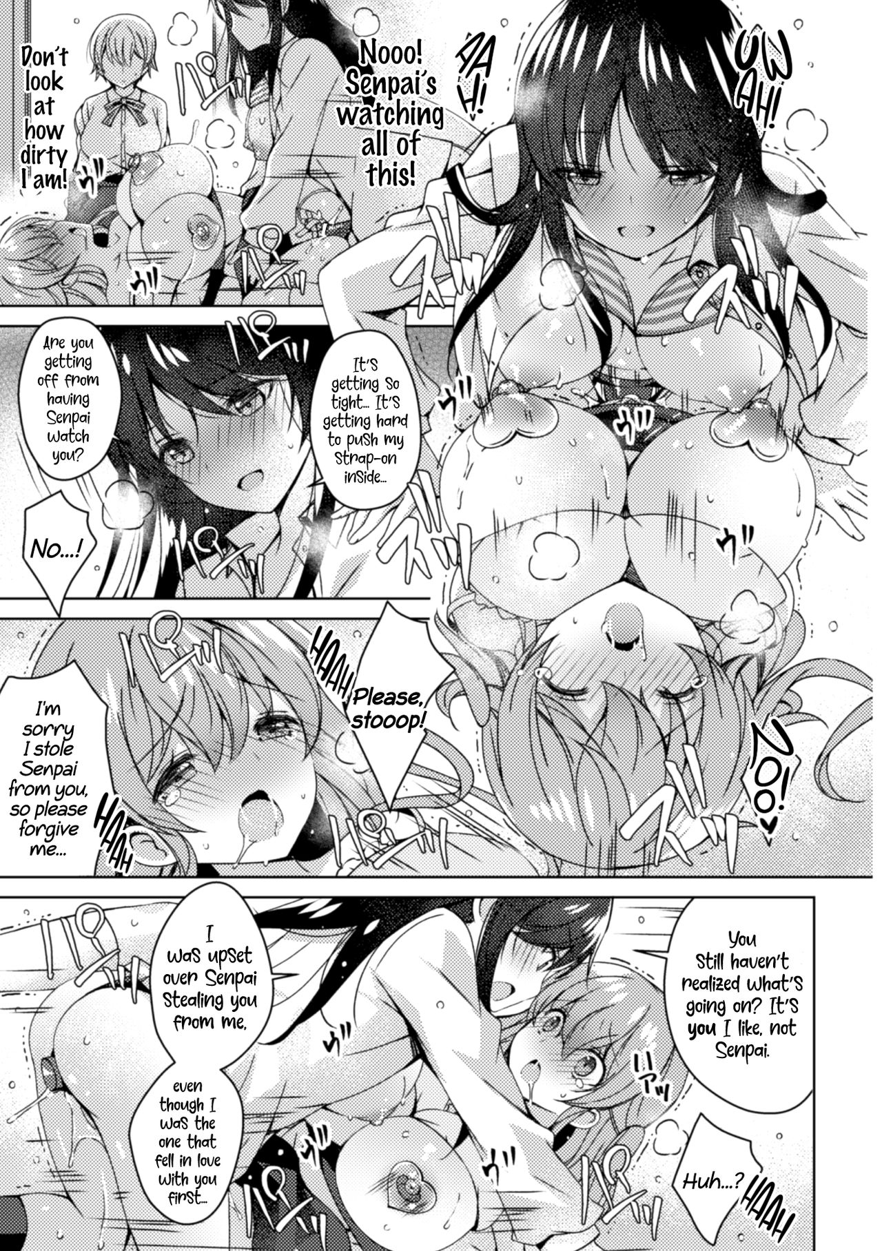 [Anthology] 2D Comic Magazine NTR Les Kanojo ga Kanojo o Netottara Vol. 1 [English] {Hennojin} [Digital] page 39 full