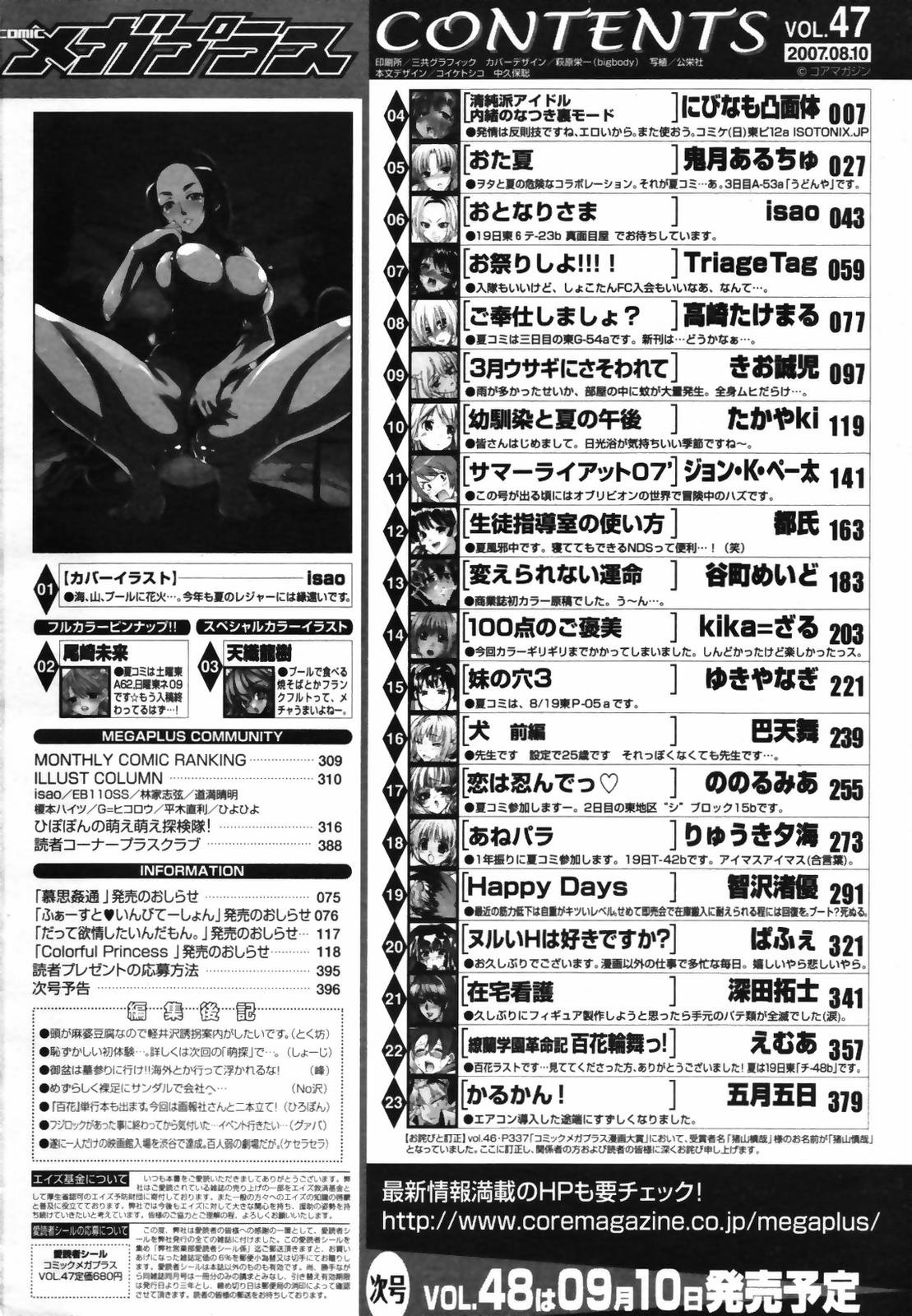 COMIC MEGAPLUS 2007-09 Vol.47 page 396 full