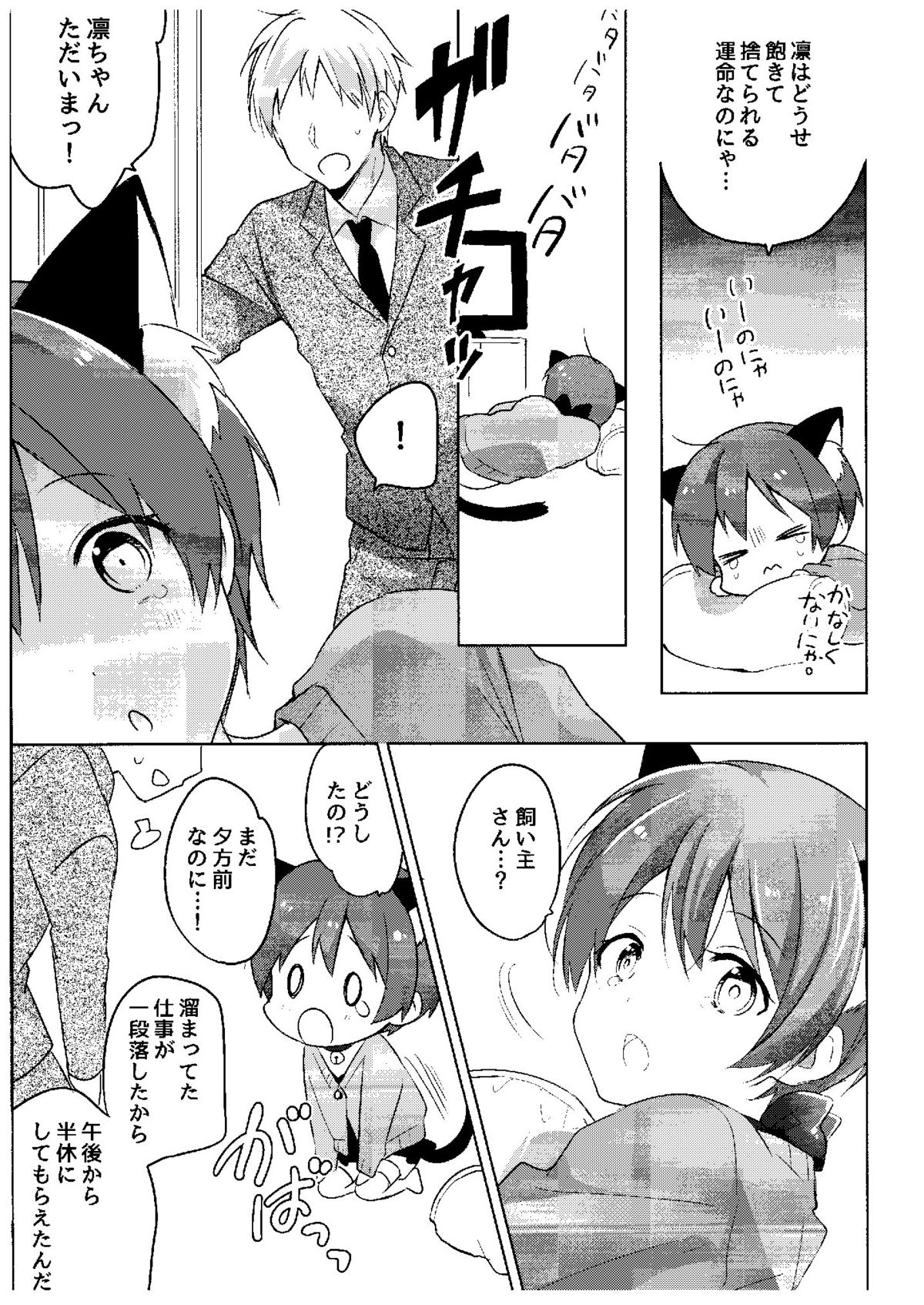 (COMIC1☆9) [hey you! (Non)] Haru no Samishi ga Rin-chan (Love Live!) page 5 full