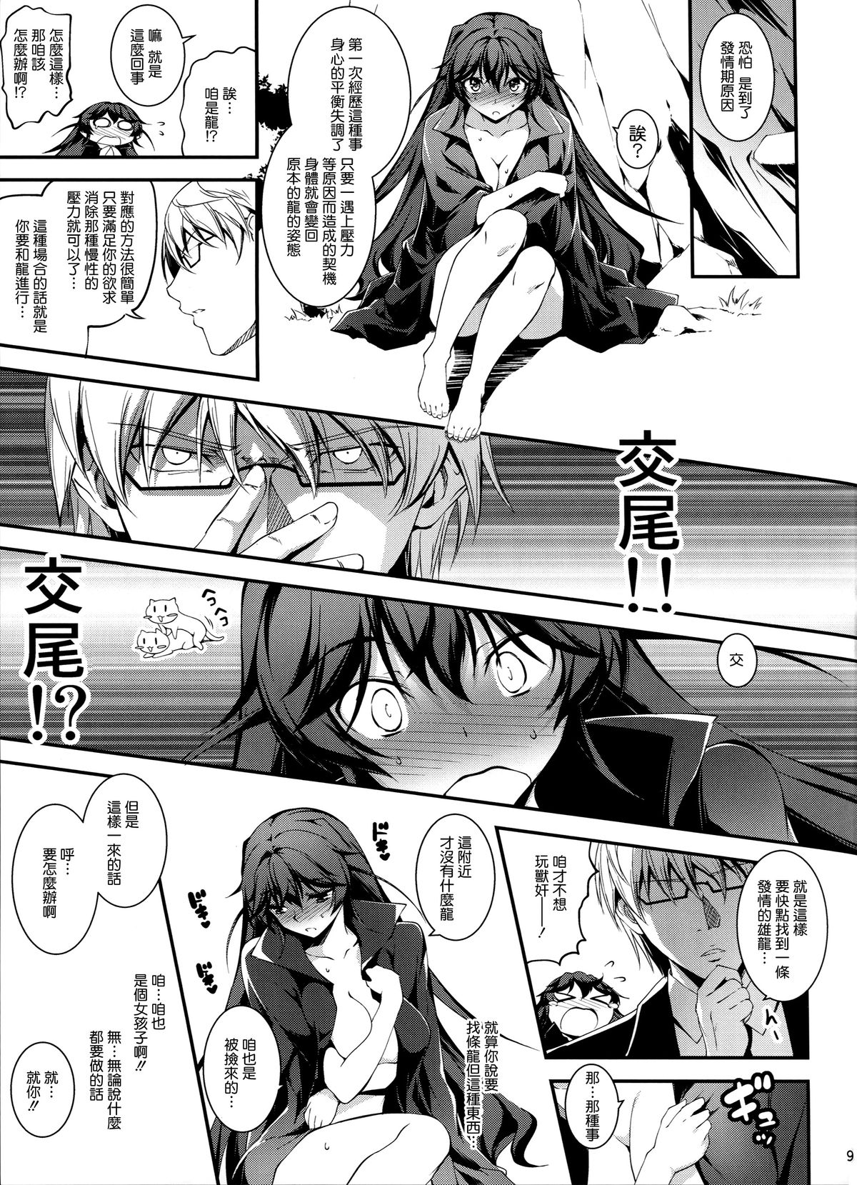 (C87) [Kikurage-ya (Kikurage)] Kuro no Riiman to Ryuu Musume Indora [Chinese] [无毒汉化组] page 11 full