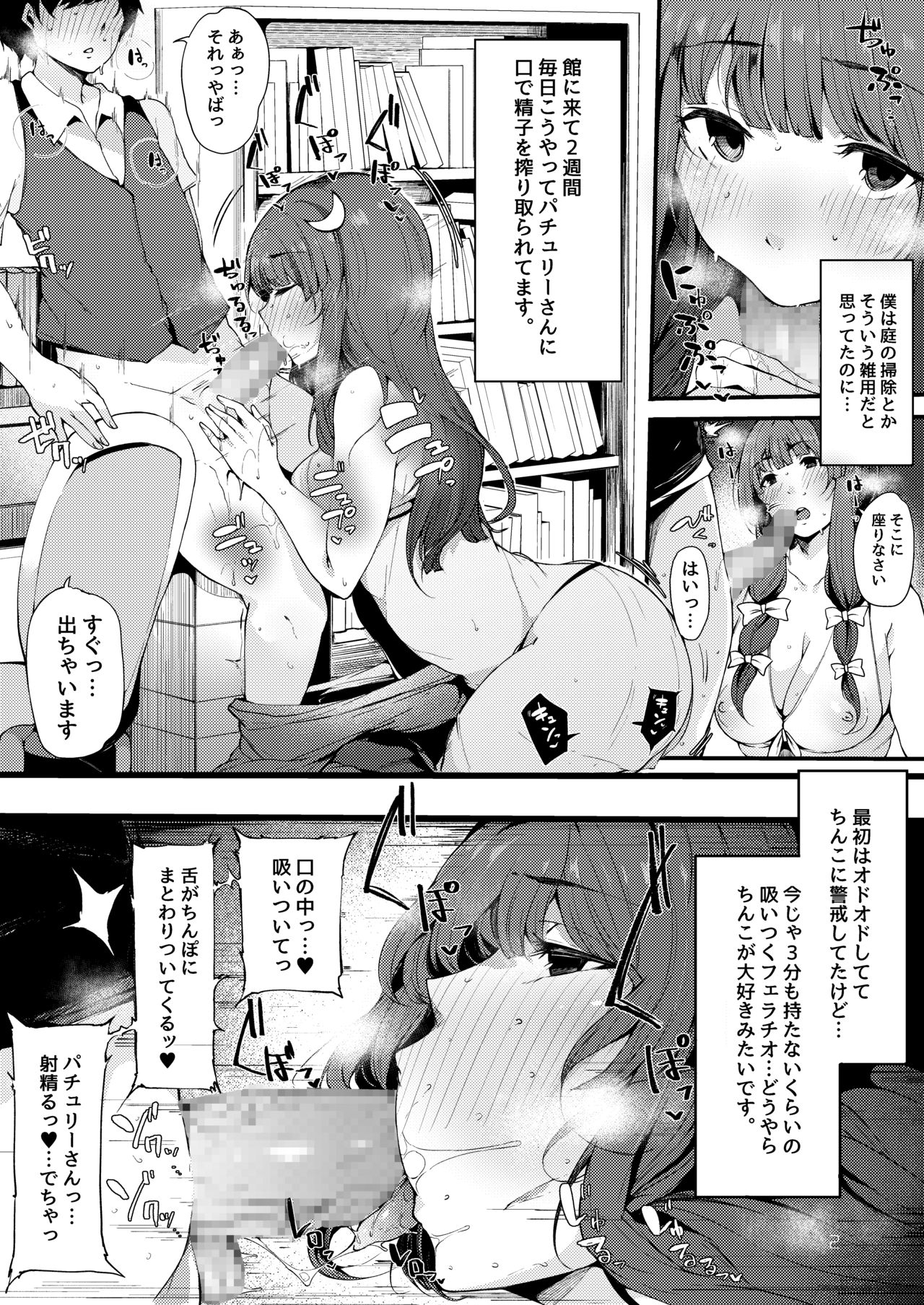 [BlossomSphere (Sakurayu Hal)] Koumakan no Majo ni Hirowareta Boku. (Touhou Project) [Digital] page 3 full