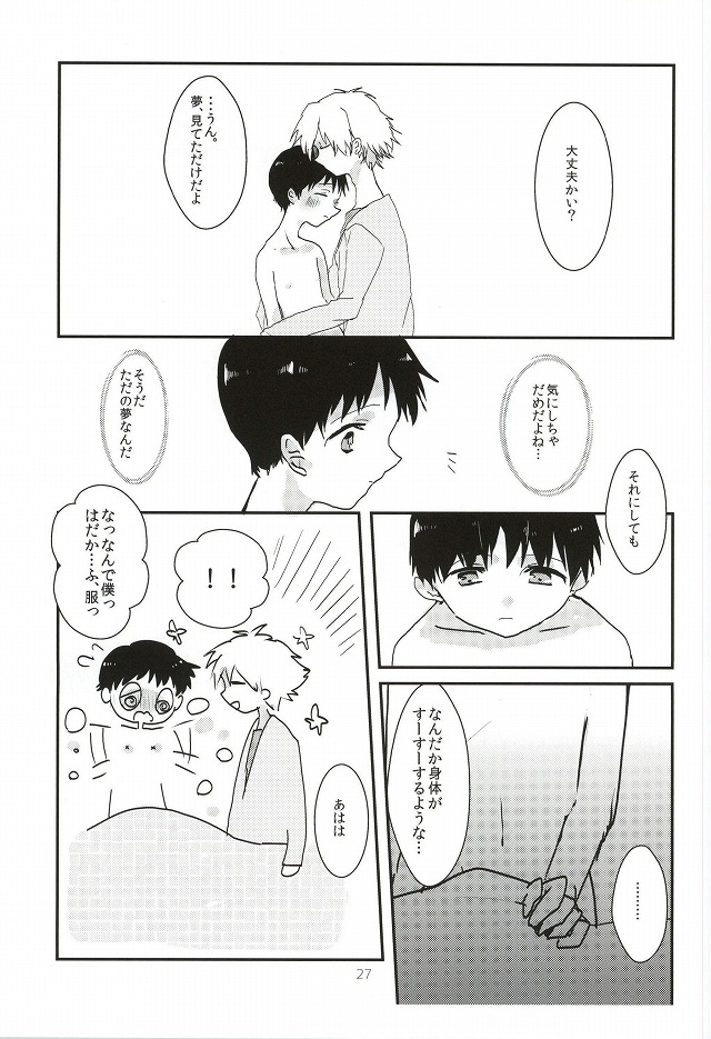 (Kimi to no Rendan 6) [obake (Sakuma)] Once Swan (Neon Genesis Evangelion) page 28 full