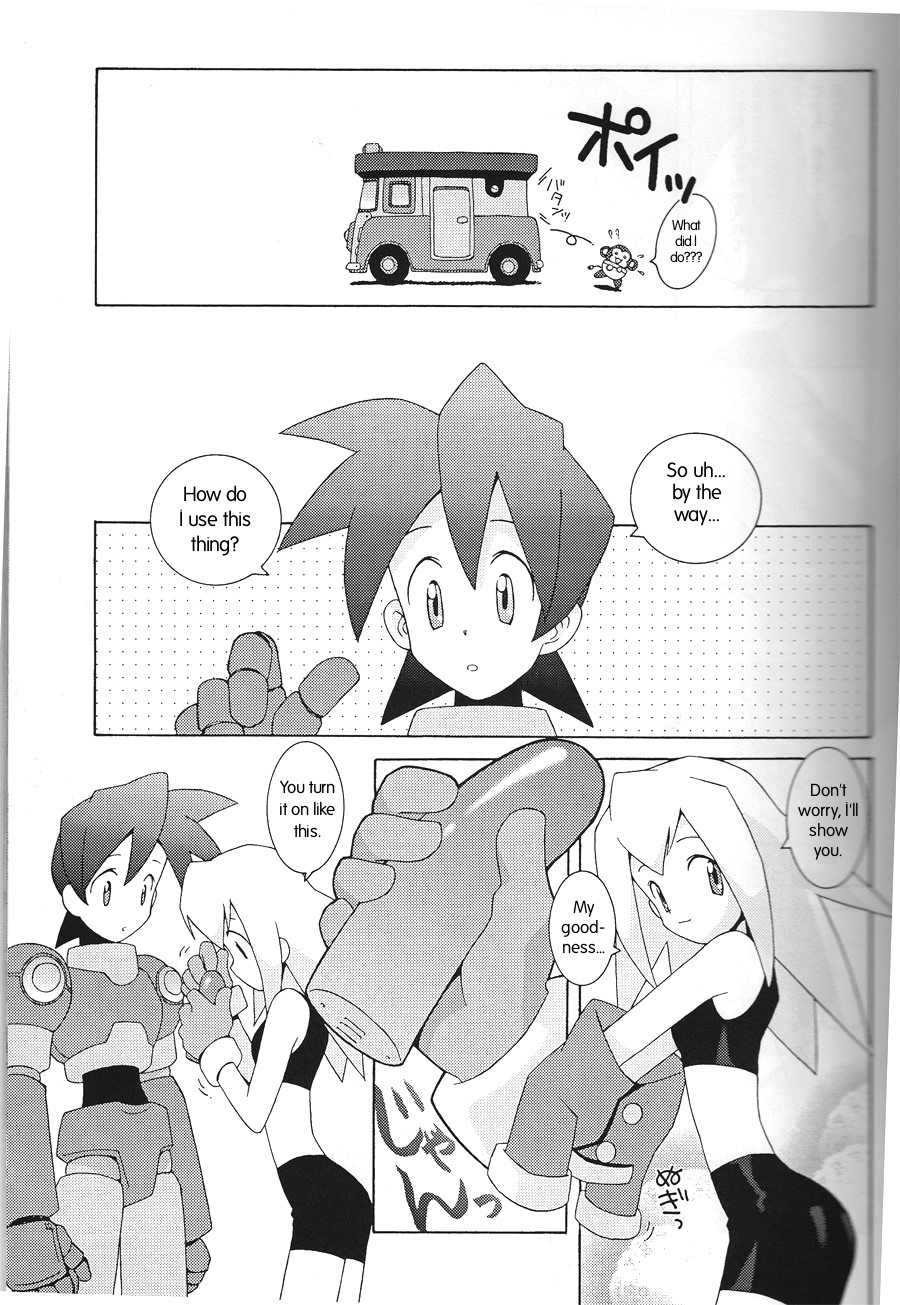 (CR21) [Bakuhatsu BRS. (B.Tarou)] Roll-chan no Kaihatsu Nikki | Roll's Development Diary (CAPSULE COMPUTER) (Rockman DASH) [English] [Writefuck] page 3 full