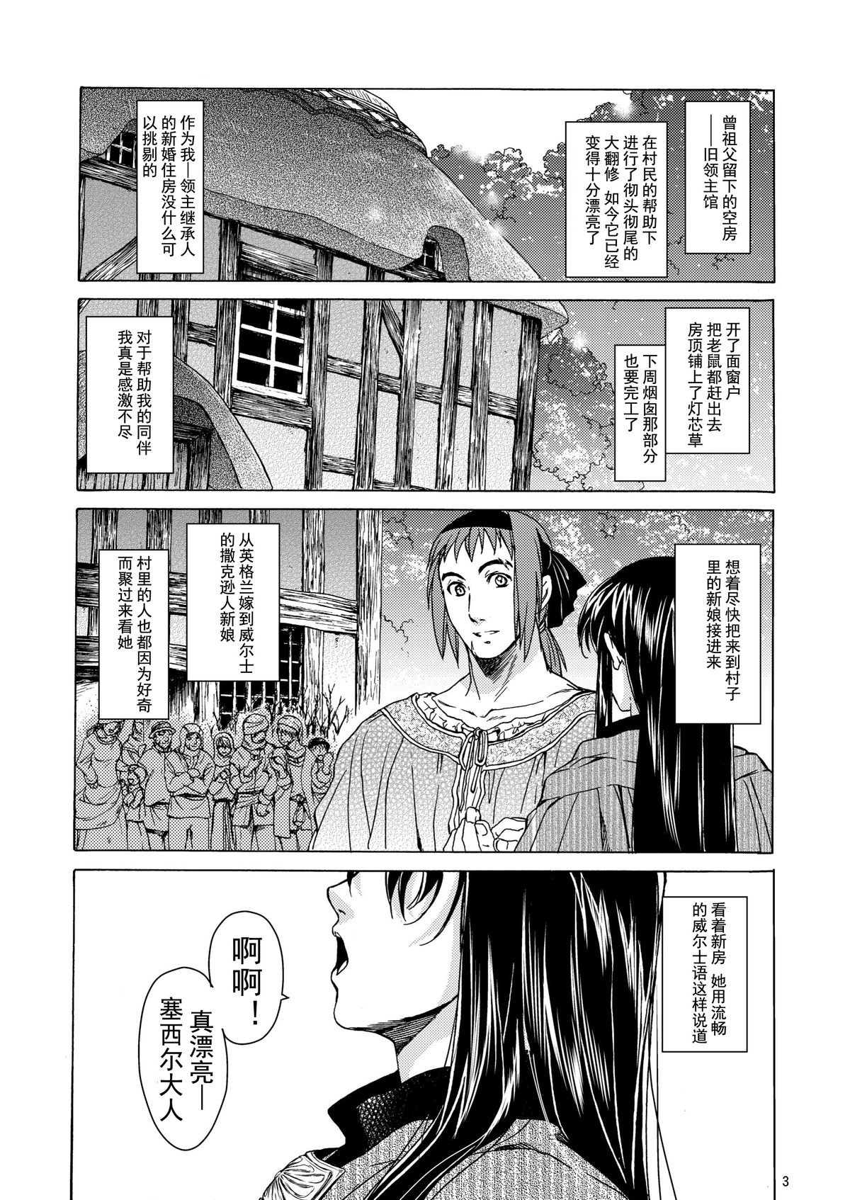 [Toko-ya (HEIZO, Kitoen)] Saint Foire Festival eve OLWEN [Chinese] [蛋铁个人汉化] [Digital] page 3 full