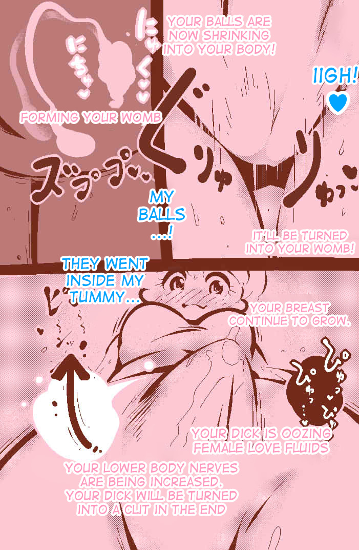 [Delta-TSF] (VER3) A Normal Boy Turns Into A Girl ~ 40P [English][desudesu] page 14 full