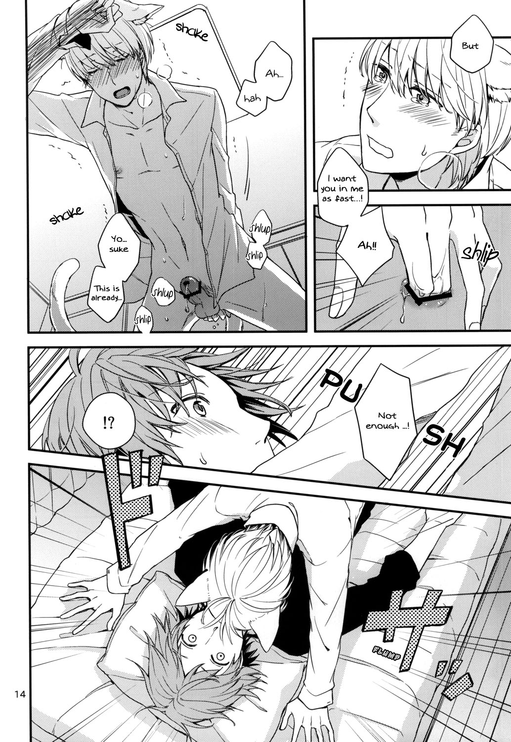 (C83) [Swallow Sky (Rihara)] CRAZY CAT LOVER (Persona 4) [English] [Kuro] page 13 full