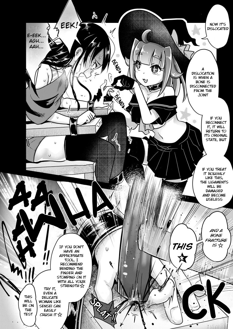 [Dennou Chocolate (AwA)] Ryona zukan ~ yubi seme gankyuu seme ~ [English] [PervyLyra] [Digital] page 8 full