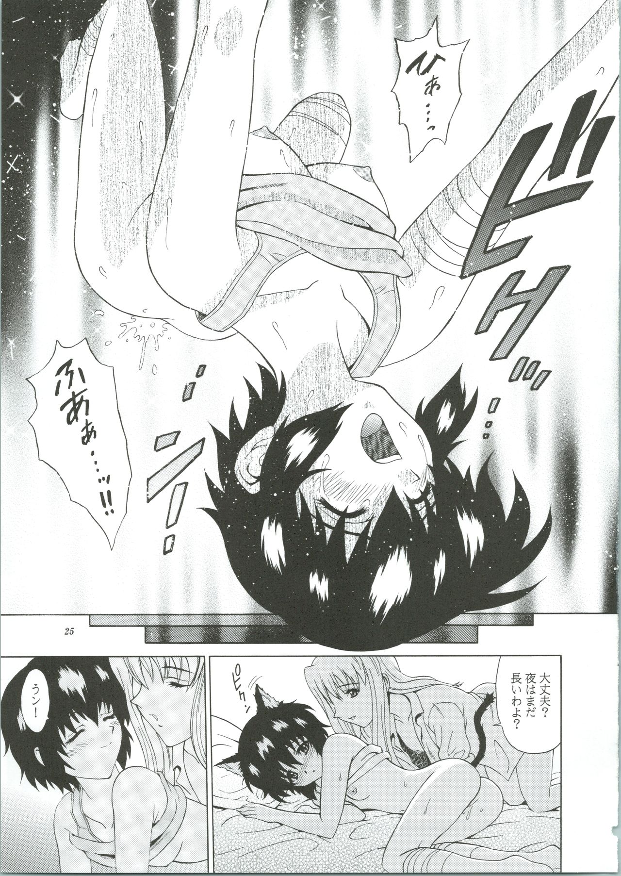 (C61) [GUST (Harukaze Soyogu)] Kuronekotachi no Kyouen La banquet de Chat Noir (Noir) page 25 full