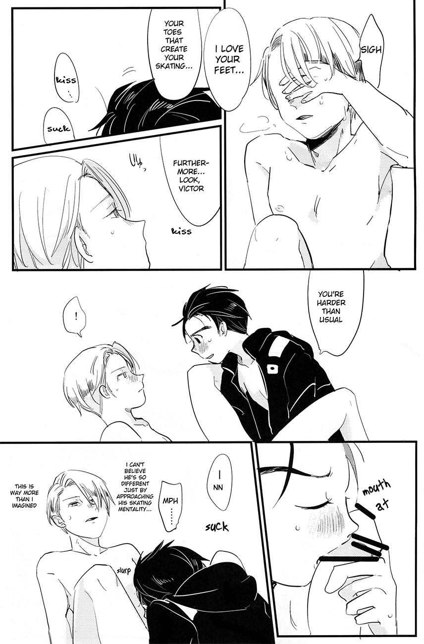 [AAAMOOO (chiyoko)] nee, hontou wa kimochiyokunain desho!? (Yuri!!! on ICE) [English] page 25 full