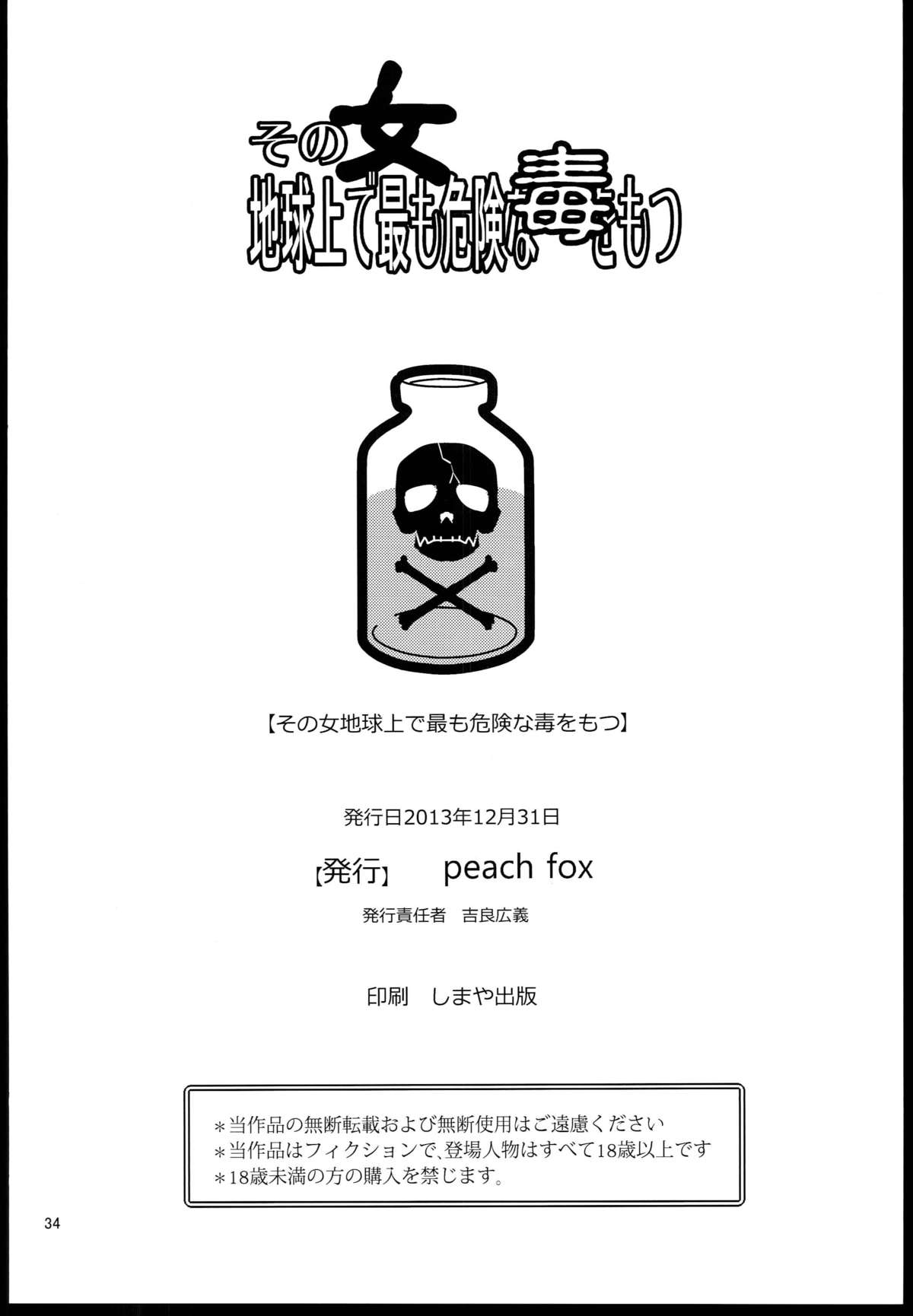 (C85) [peach fox (Kira Hiroyoshi)] Sono Onna Chikyuujou de Mottomo Kiken na Doku o Motsu (Street Fighter) page 34 full