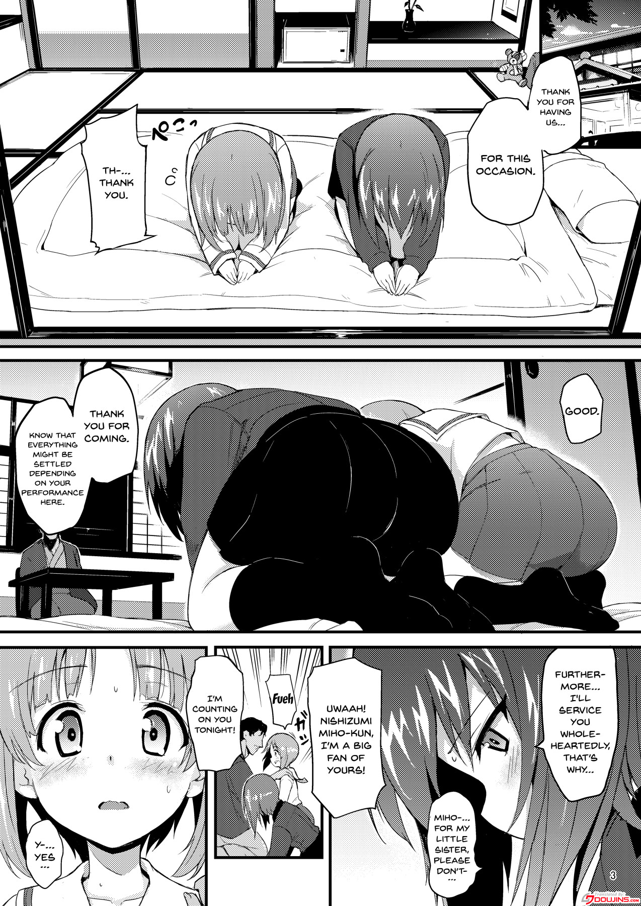 [Kyockchokyock (Kyockcho)] Nishizumi Shimai Ryoujoku 2 | Nishizumi Sisters Sexual Assault 2 (Girls und Panzer) [English] {Doujins.com} [Digital] page 2 full